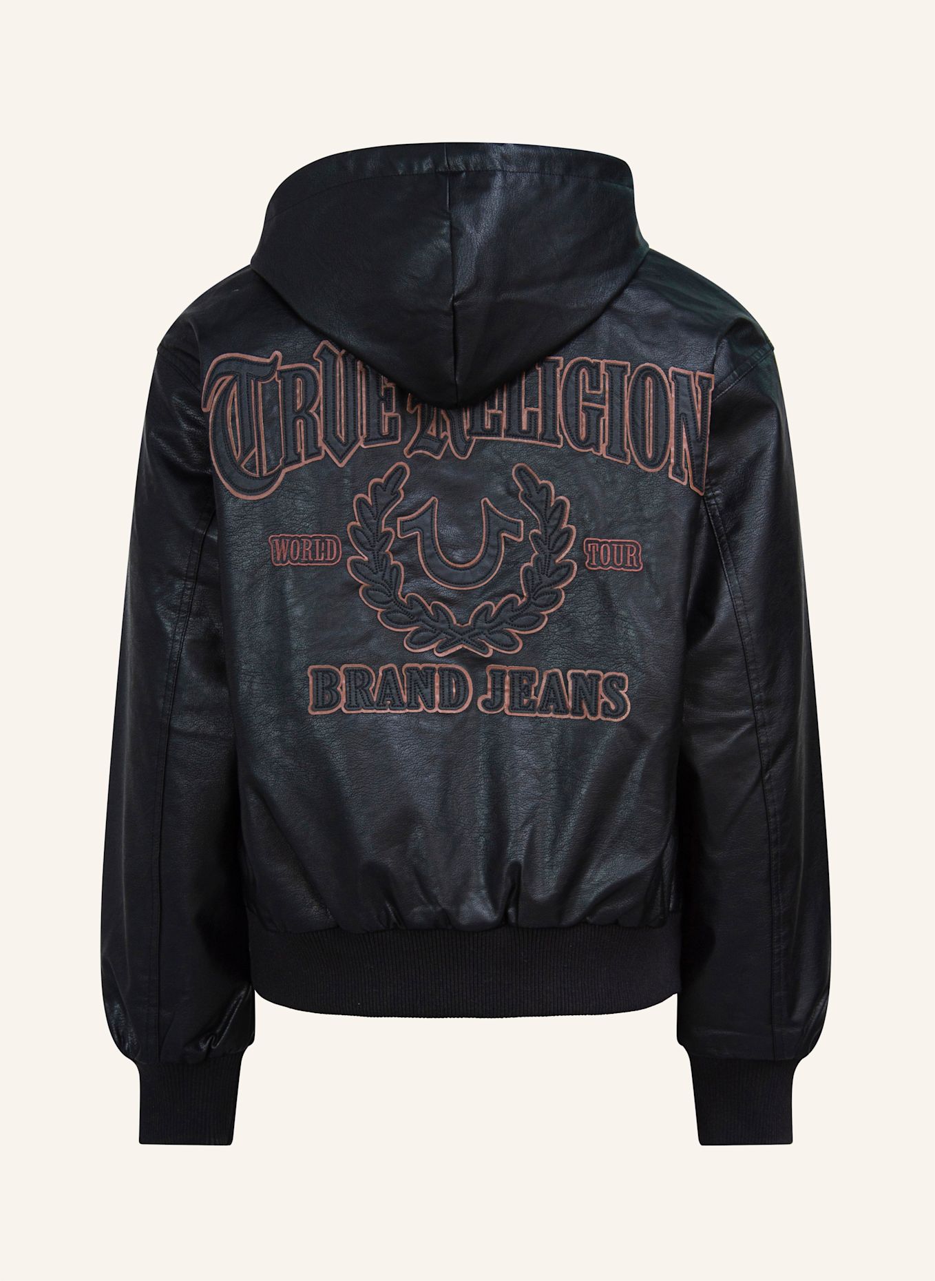 TRUE RELIGION Bomberjacke: SCHWARZ