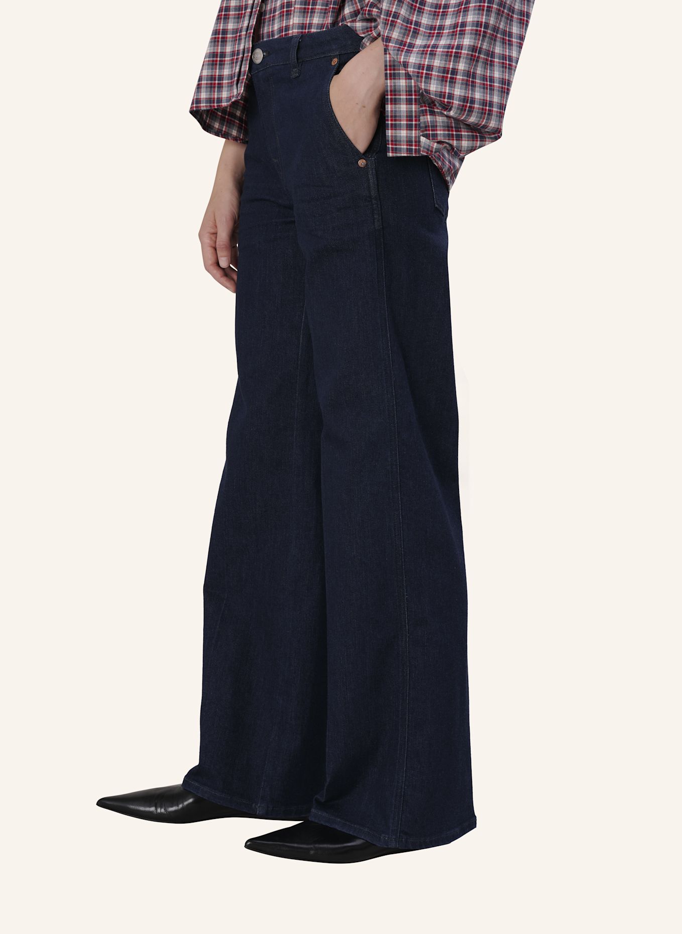 TRUE RELIGION Jeans LAUREN: BLAUGRAU / DUNKELBLAU