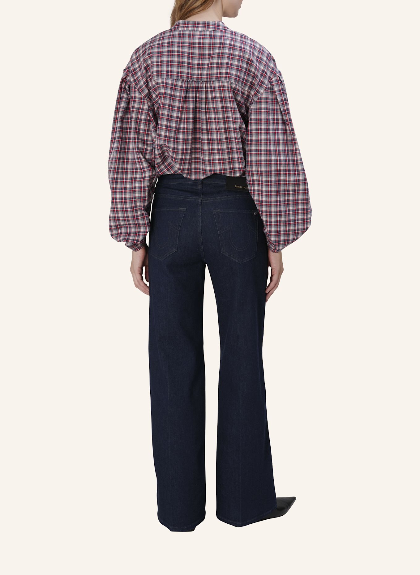 TRUE RELIGION Jeans LAUREN: BLAUGRAU / DUNKELBLAU