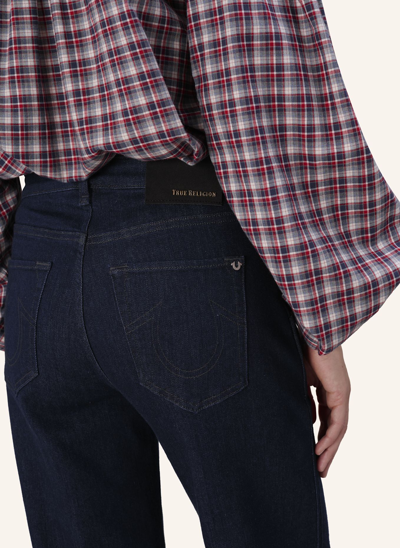 TRUE RELIGION Jeans LAUREN: BLAUGRAU / DUNKELBLAU
