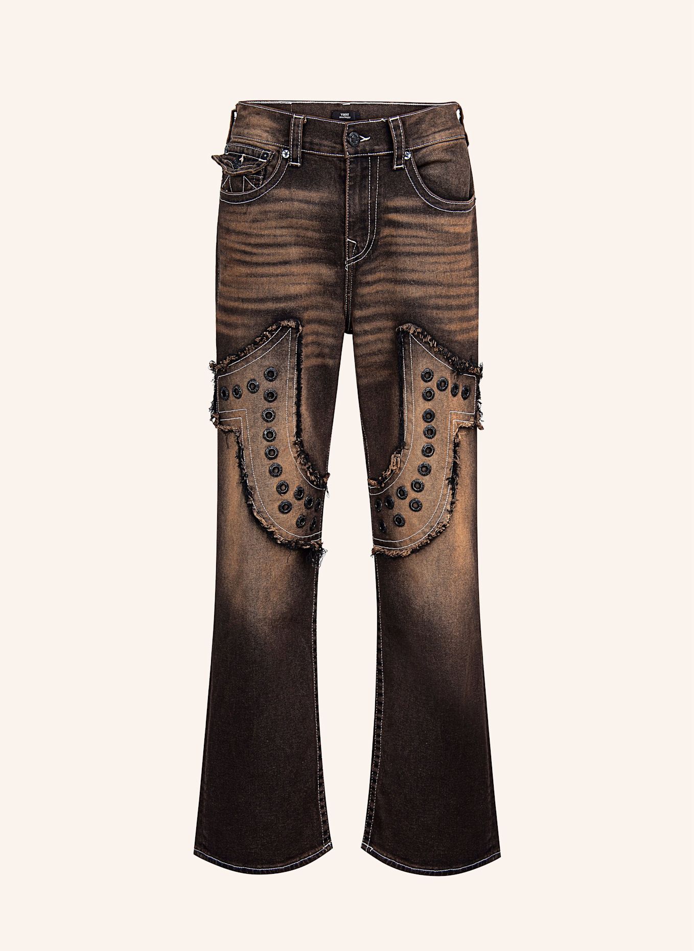 TRUE RELIGION Jeans VINNY Studed: BLAU