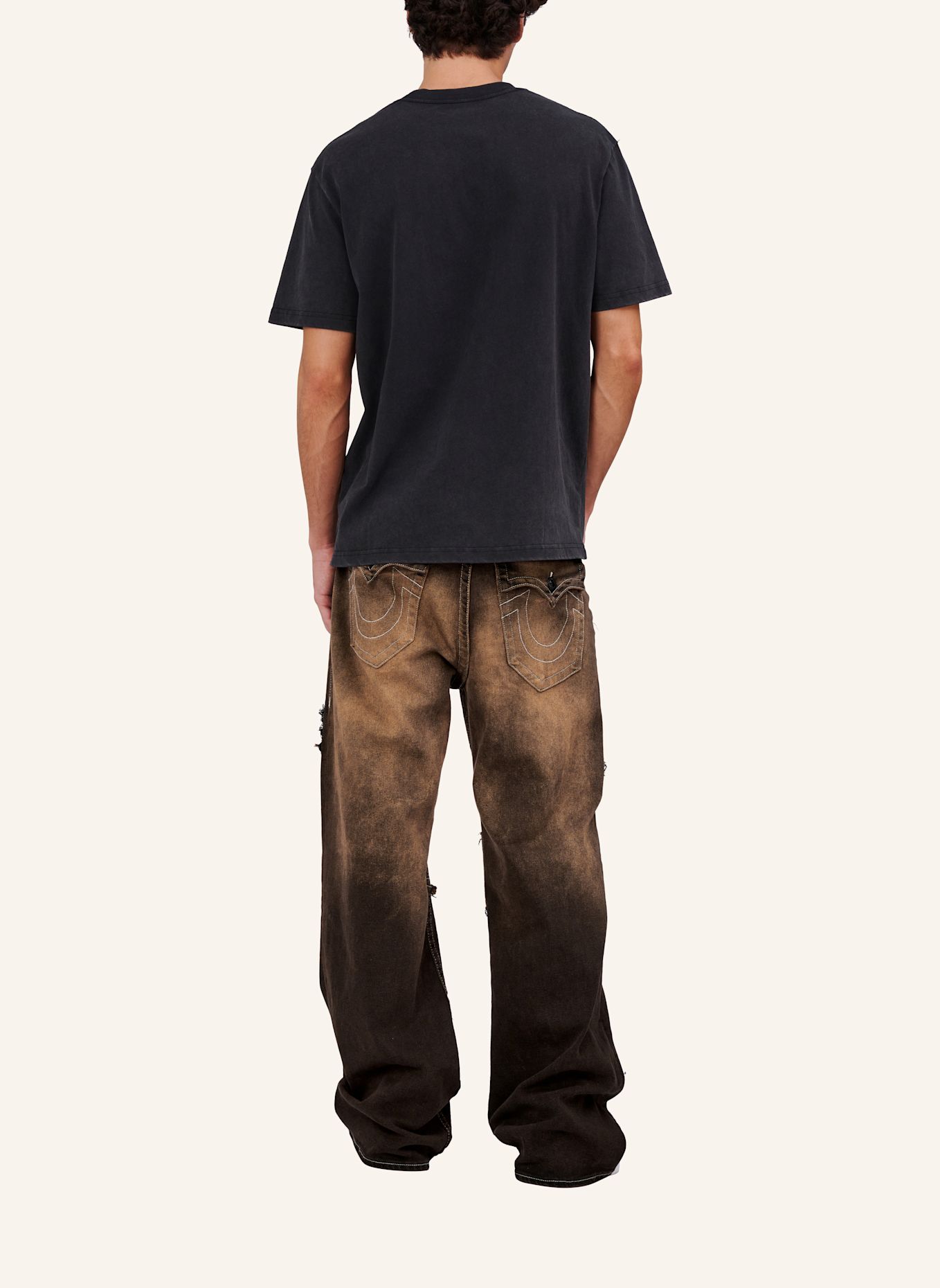 TRUE RELIGION Jeans VINNY Studed: BLAU