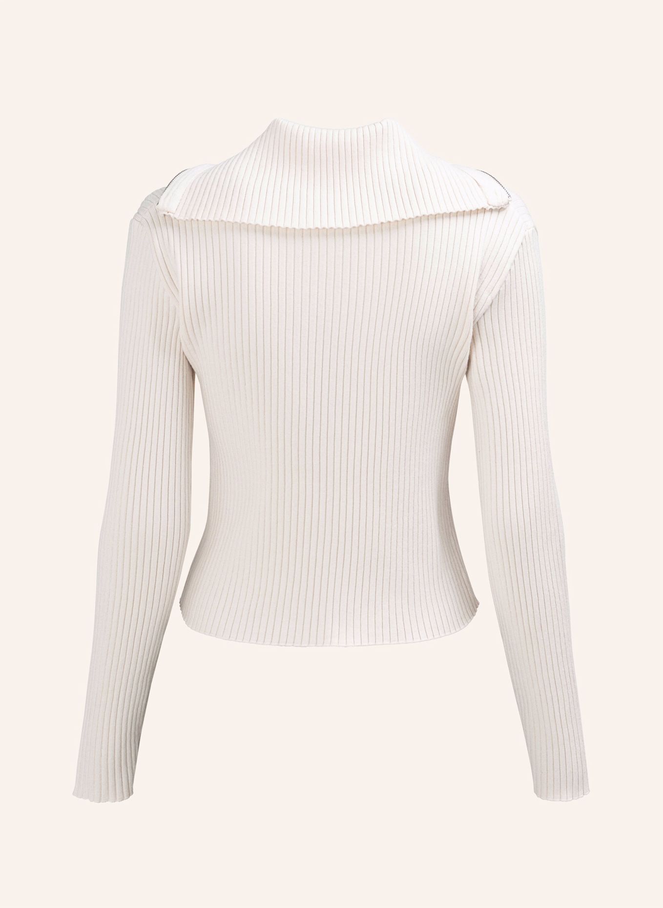 TRUE RELIGION Sweater ZIP: WEISS