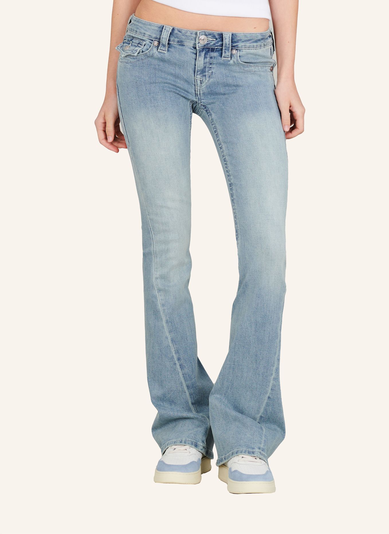 TRUE RELIGION Jeans JOEY: HELLBLAU / HELLGRAU