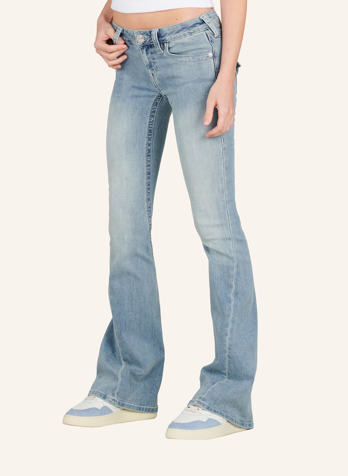 TRUE RELIGION Jeans JOEY: HELLBLAU / HELLGRAU