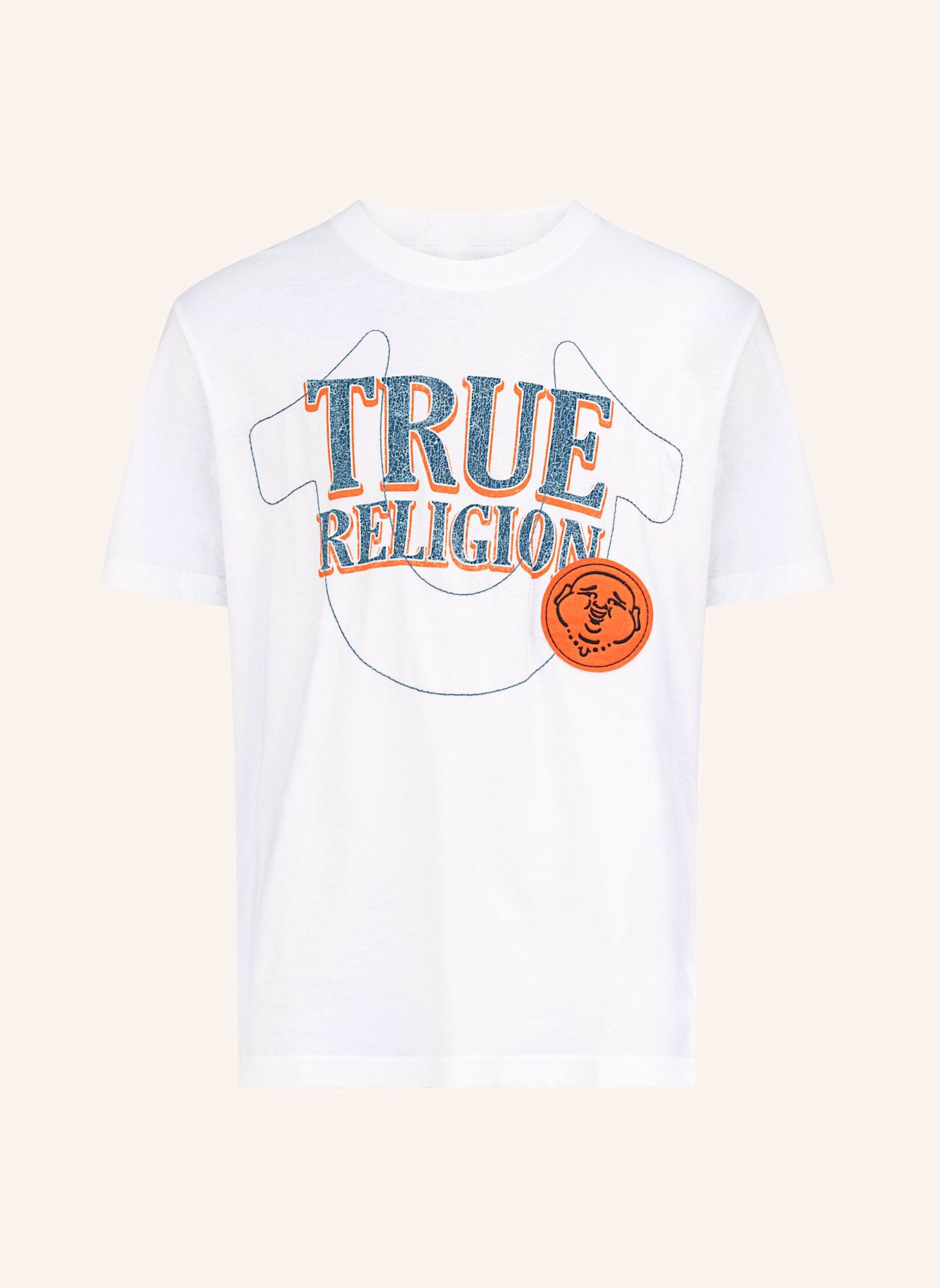 TRUE RELIGION T-Shirt: WEISS