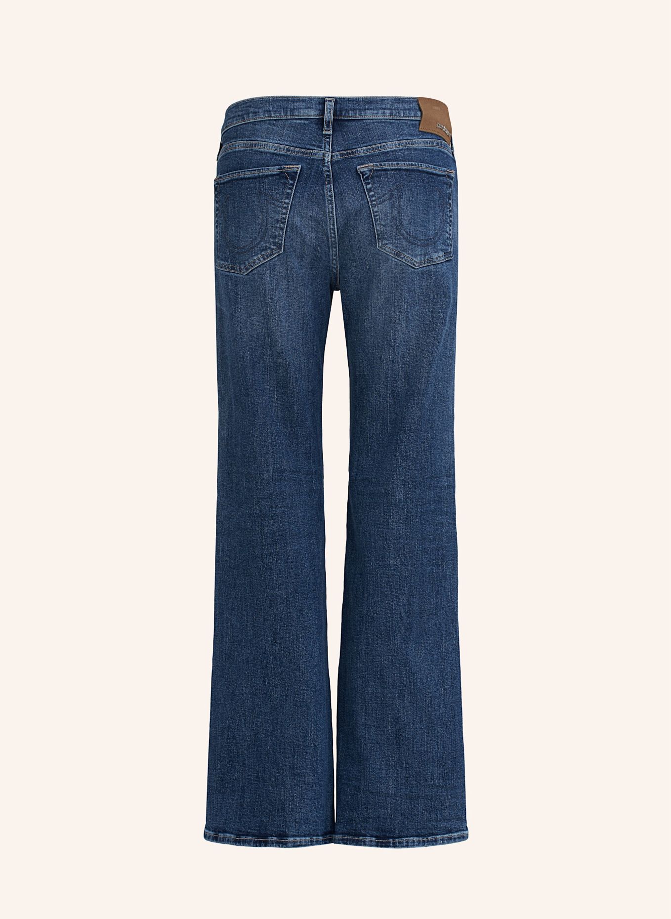 TRUE RELIGION Jeans SOPHIE Bootcut: BLAUGRAU / DUNKELBLAU