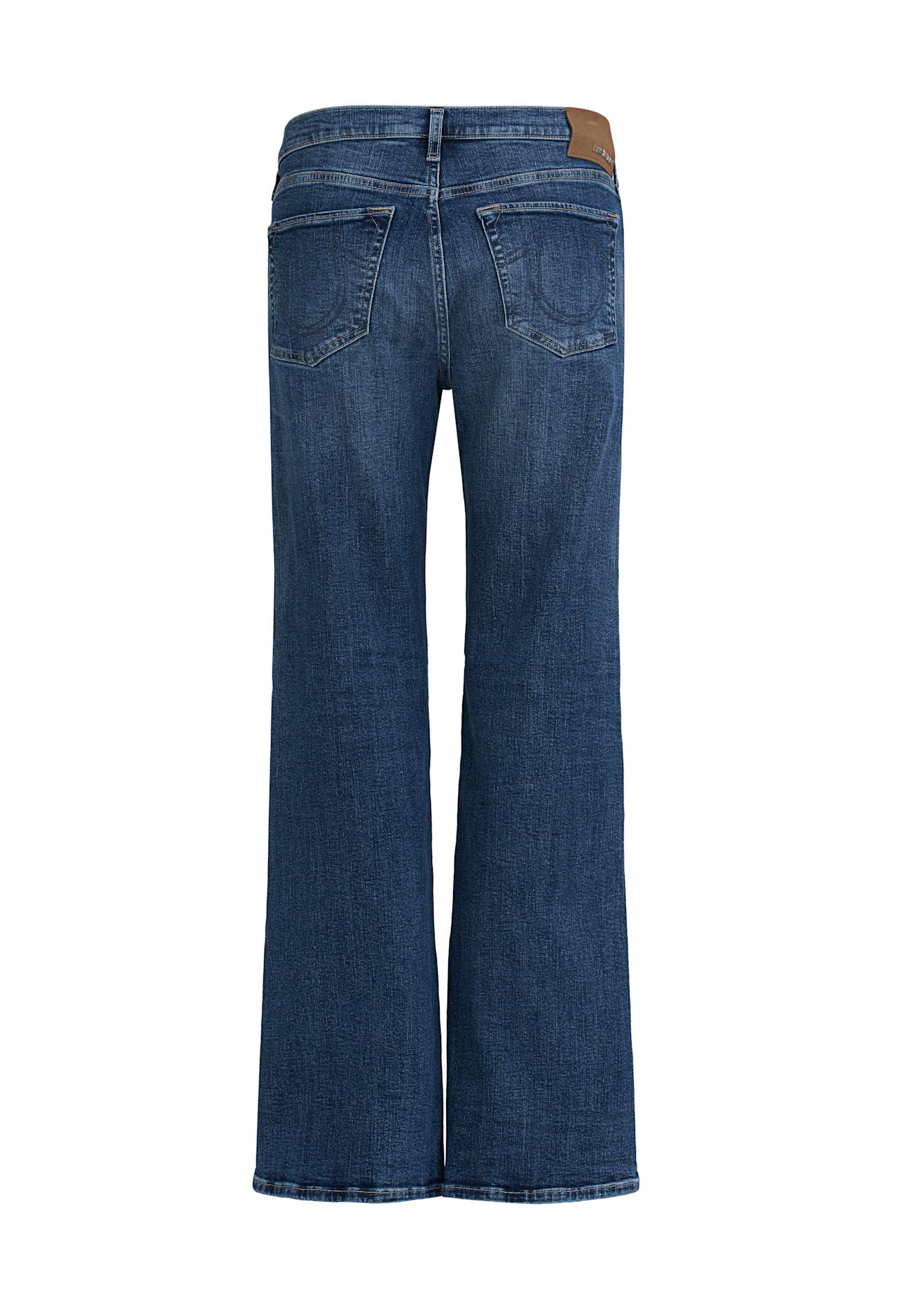TRUE RELIGION Jeans SOPHIE Bootcut: BLAUGRAU / DUNKELBLAU