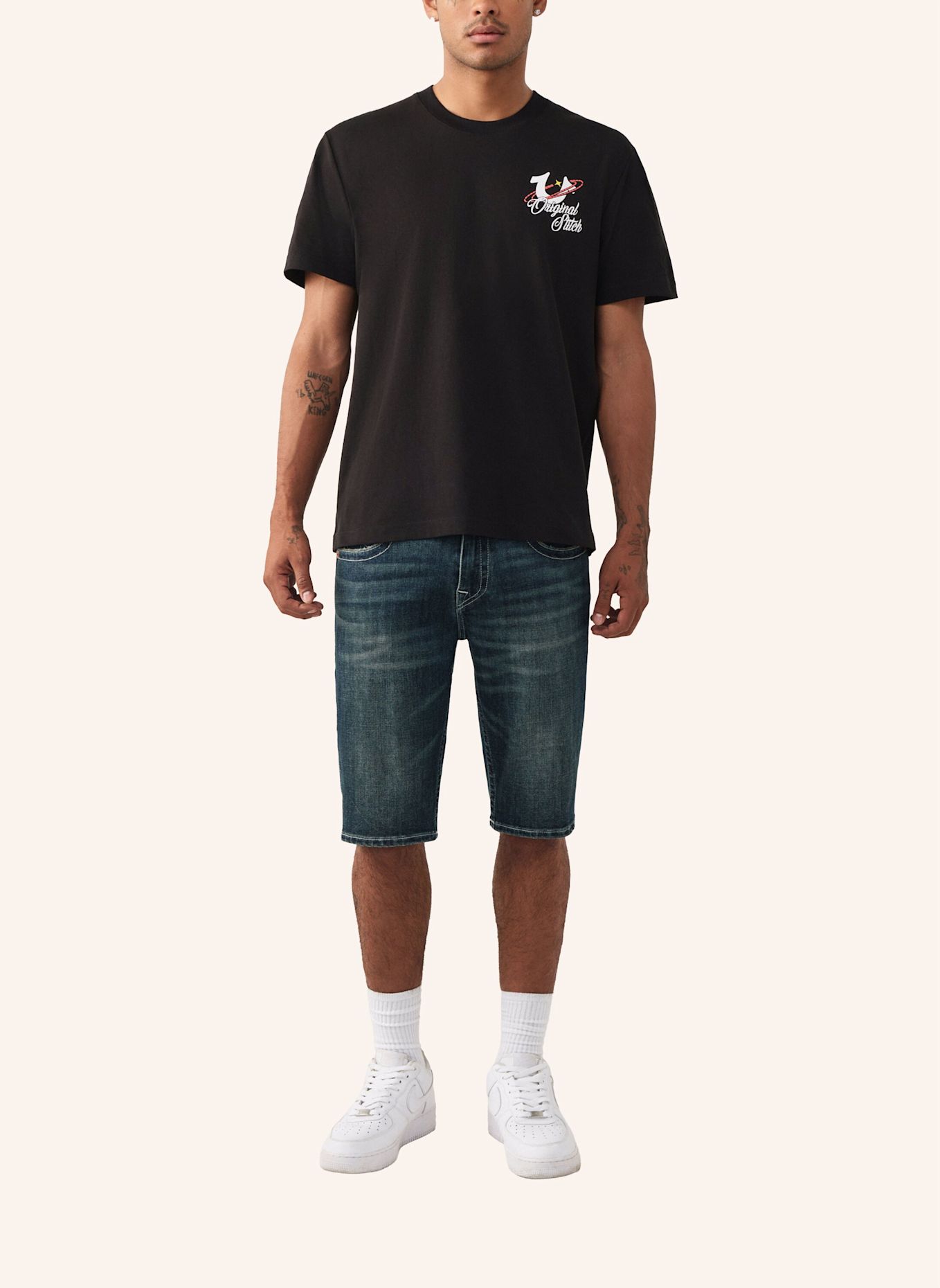 TRUE RELIGION Short ROCCO: BLAU