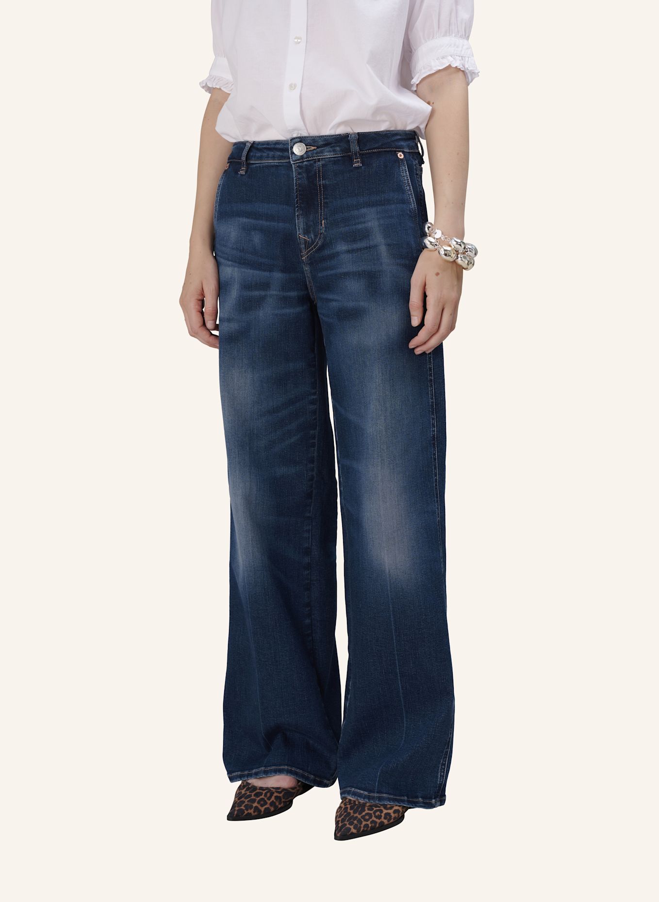 TRUE RELIGION Jeans LAUREN: BLAUGRAU / DUNKELBLAU