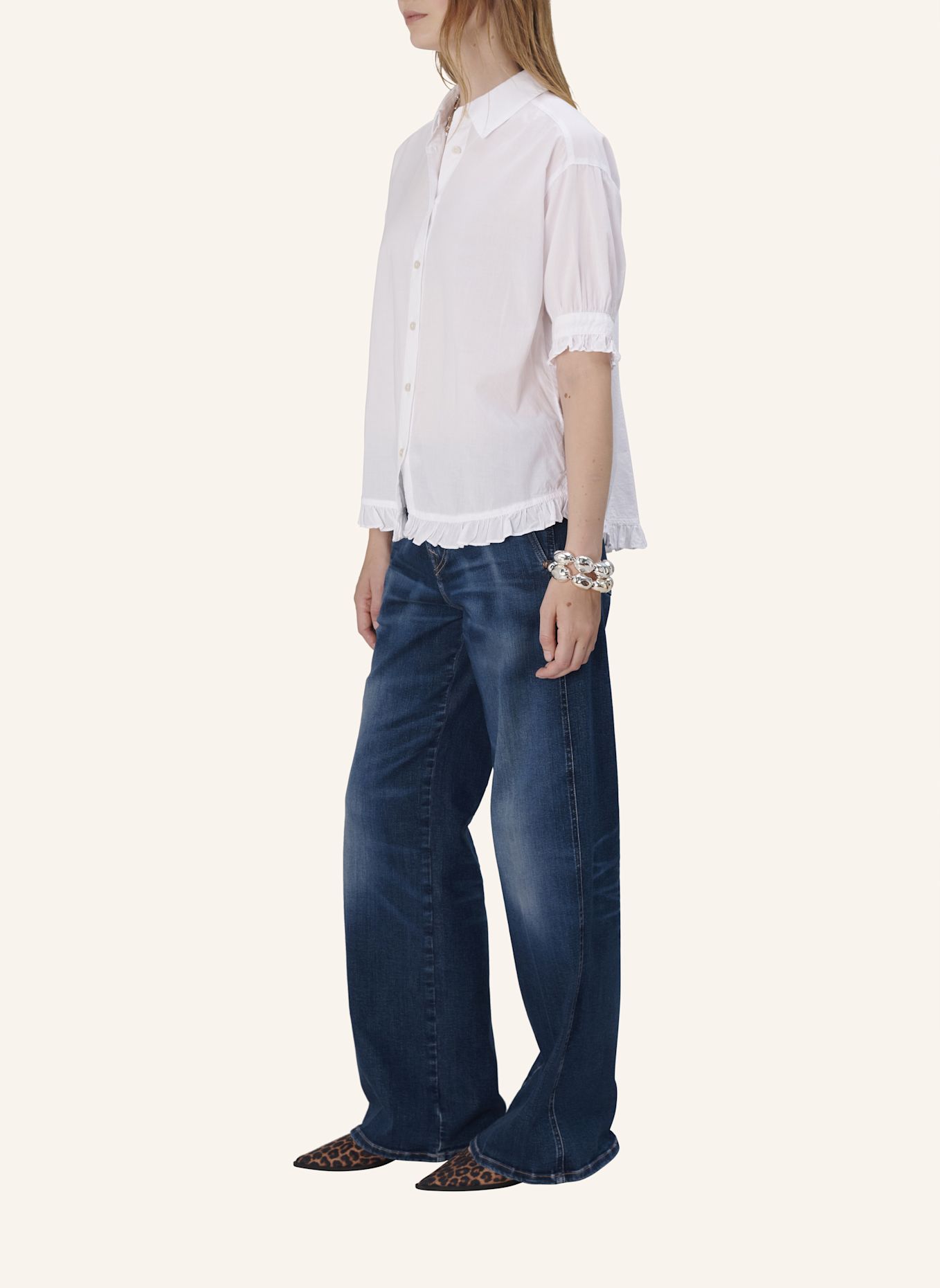 TRUE RELIGION Jeans LAUREN: BLAUGRAU / DUNKELBLAU