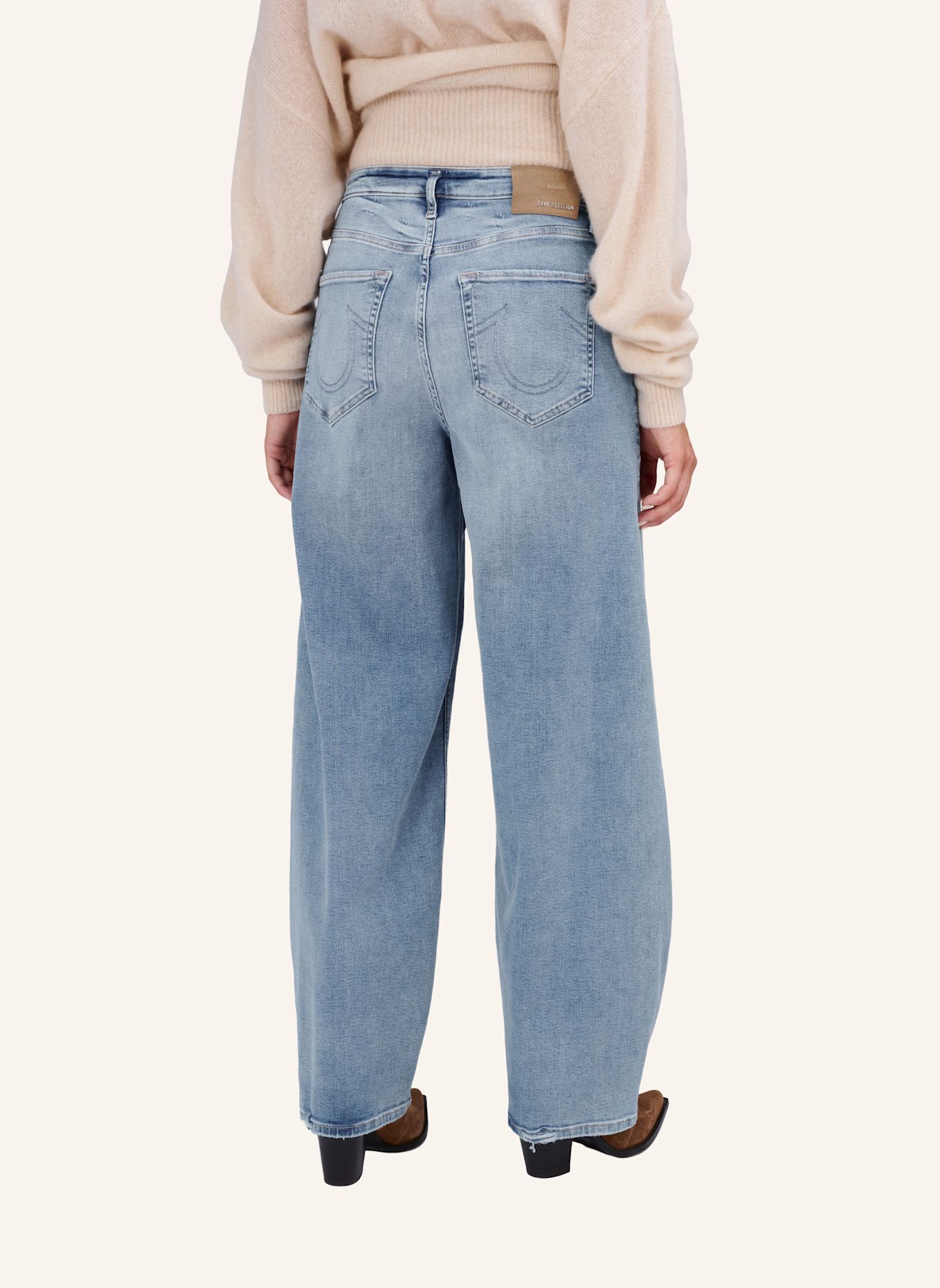 TRUE RELIGION Barrel Jeans RUBY VOLUME: HELLBLAU / HELLGRAU