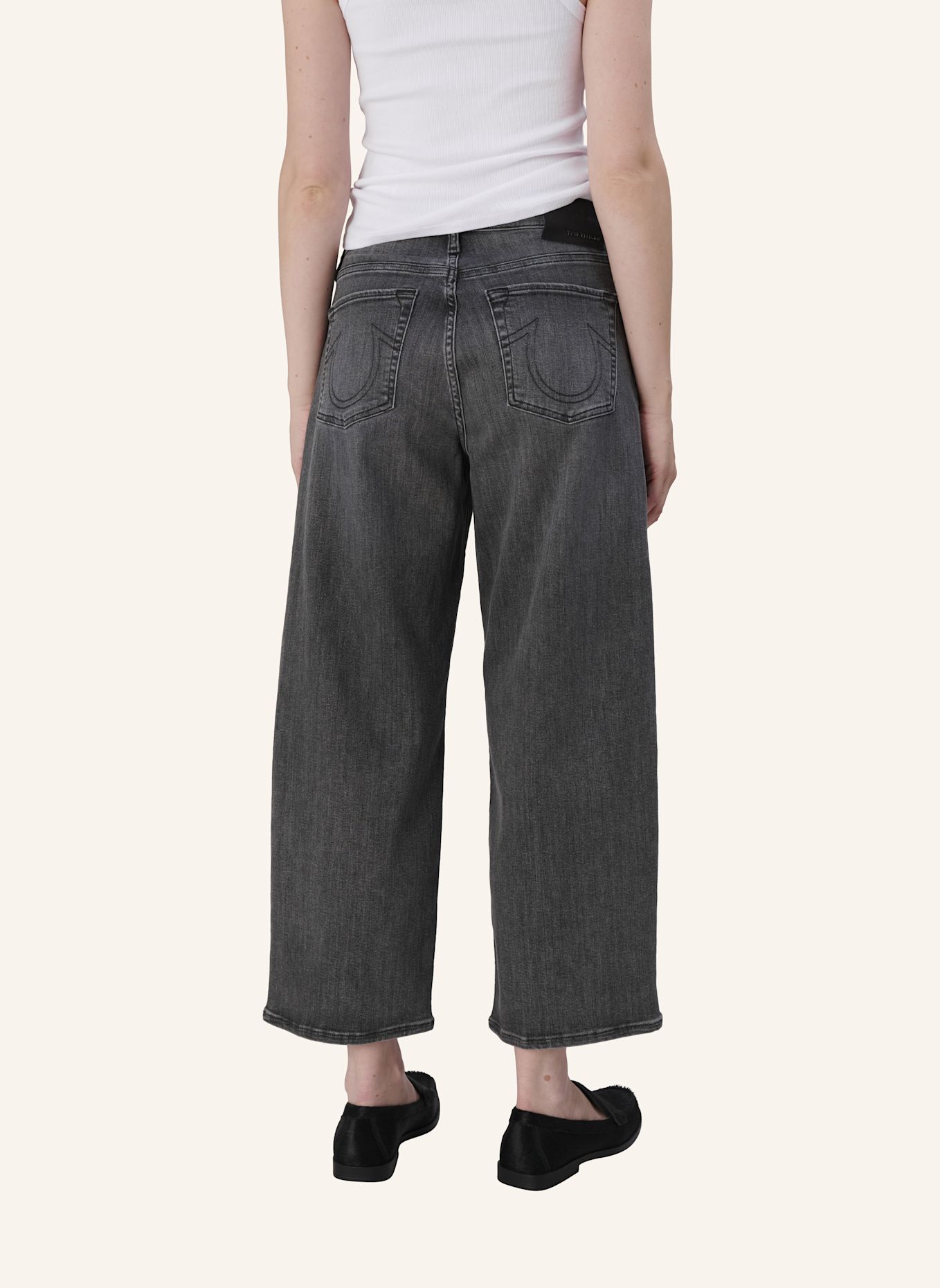 TRUE RELIGION Straight Jeans VOLUME: SCHWARZ