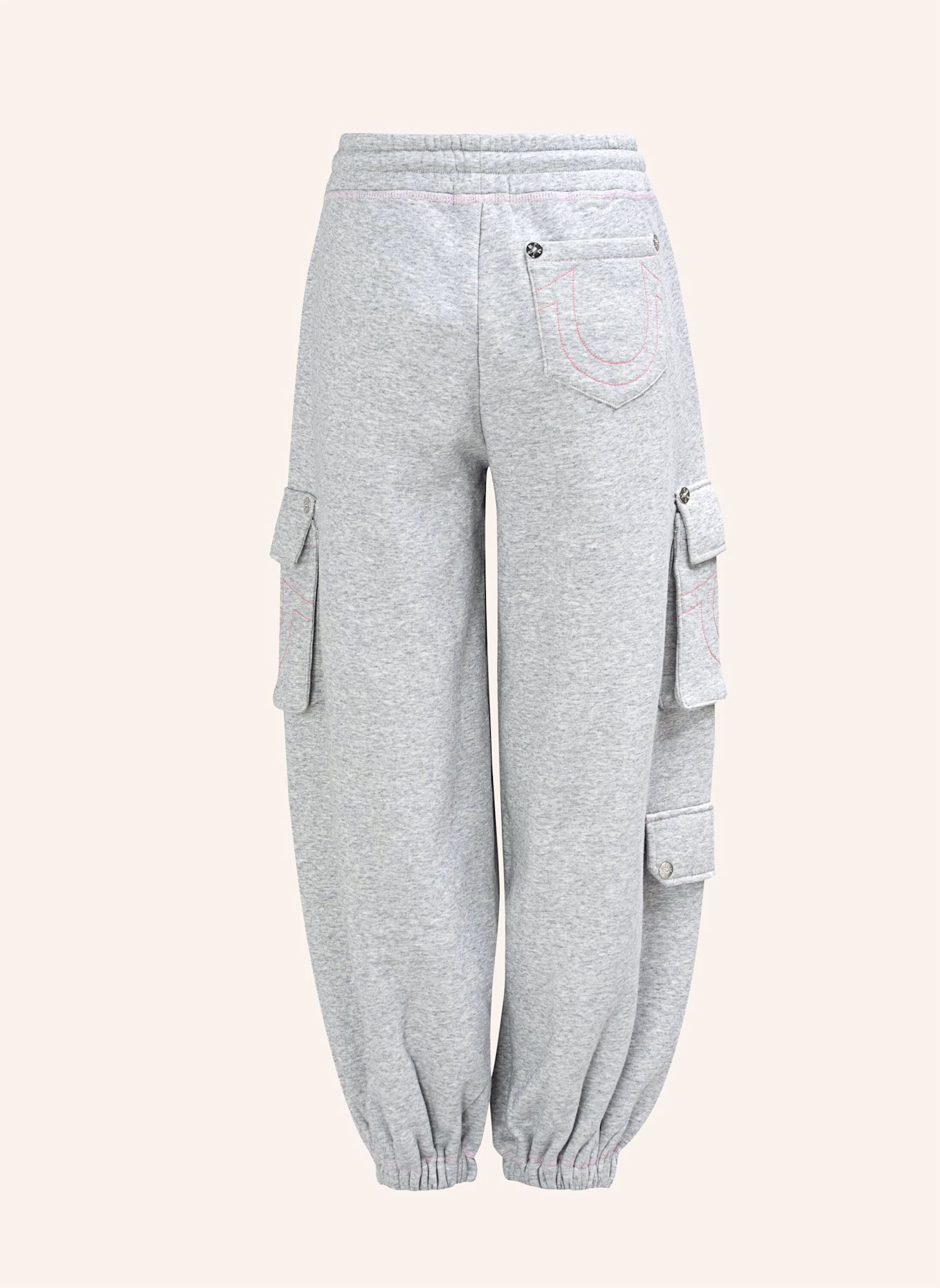 TRUE RELIGION Sweatpant CRYSTAL: GRAU