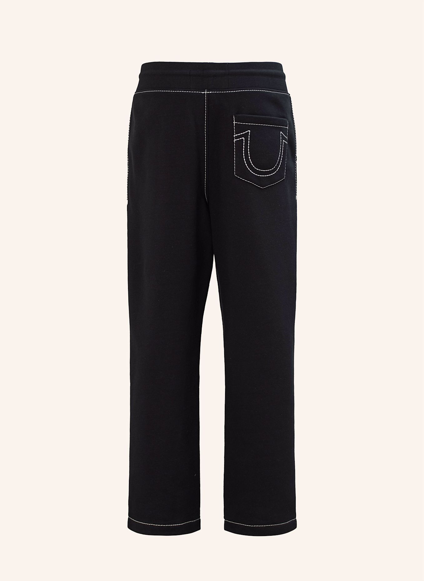 TRUE RELIGION Sweatpant Baggy Big T: SCHWARZ