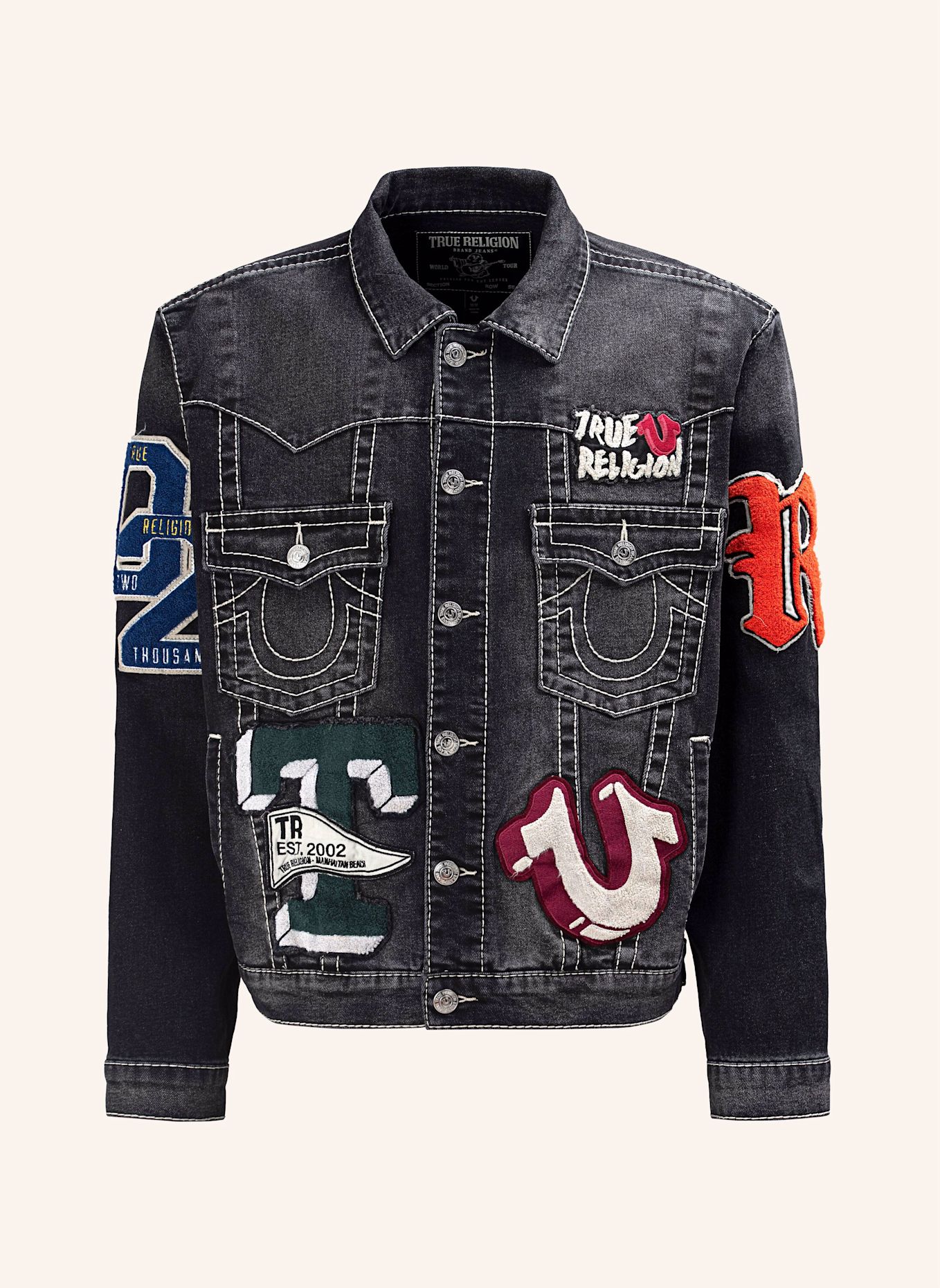 TRUE RELIGION Jeansjacke JIMMY: SCHWARZ
