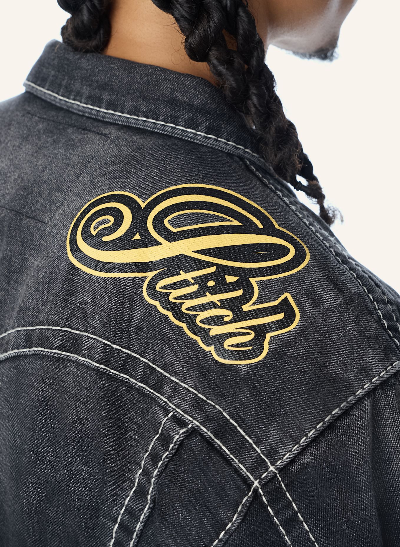 TRUE RELIGION Jeansjacke JIMMY: SCHWARZ