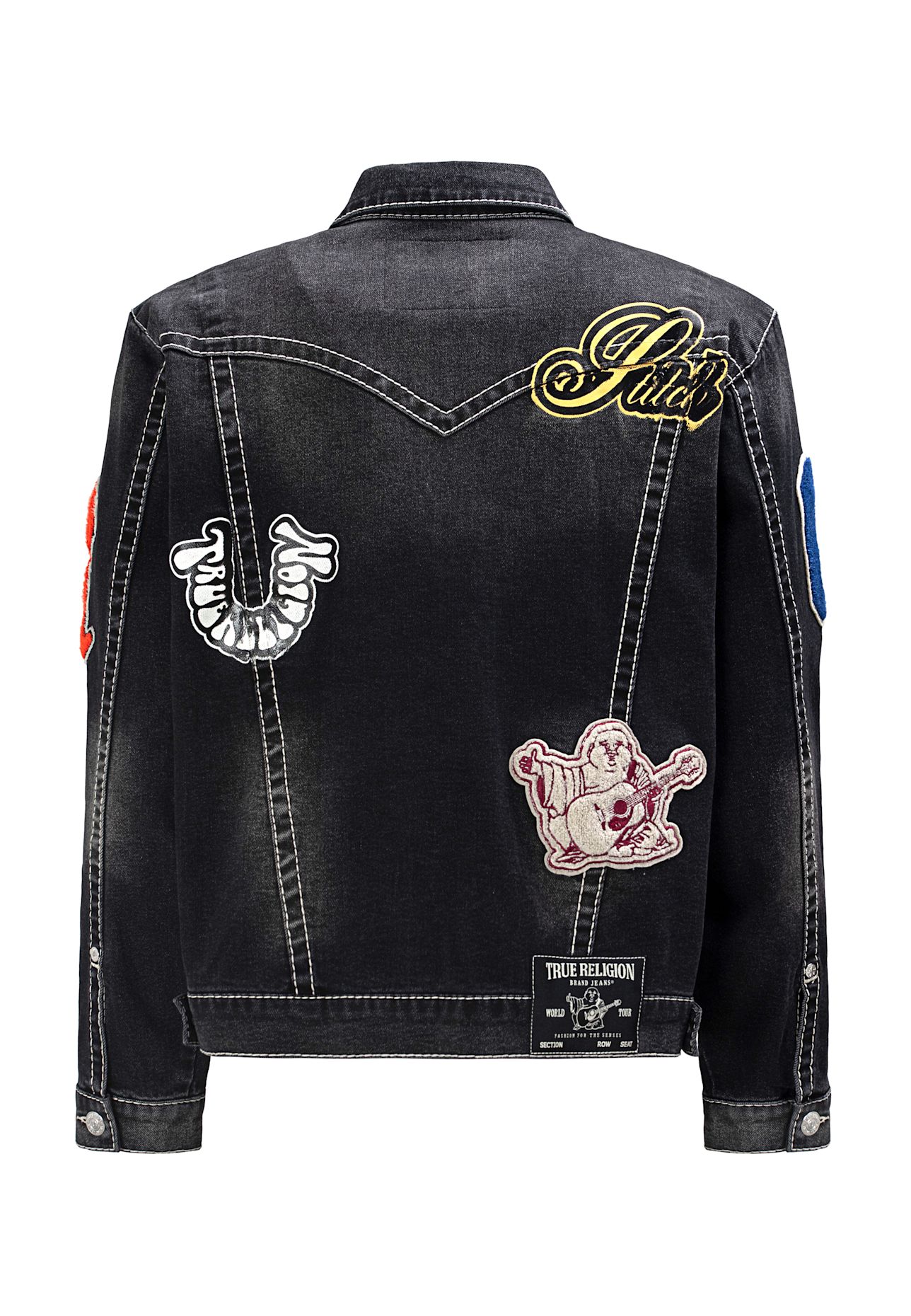 TRUE RELIGION Jeansjacke JIMMY: SCHWARZ