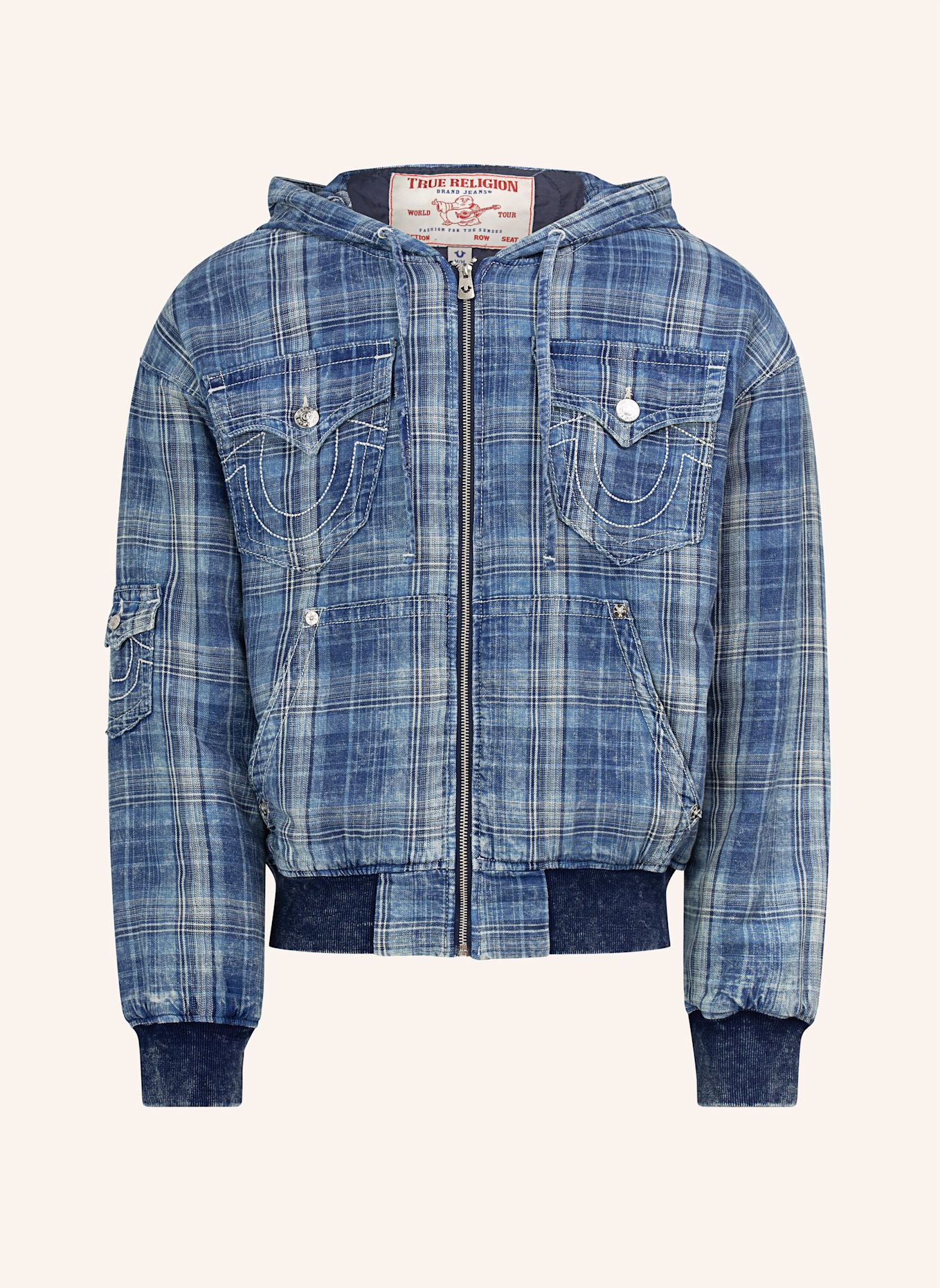 TRUE RELIGION Jacke: SCHWARZ