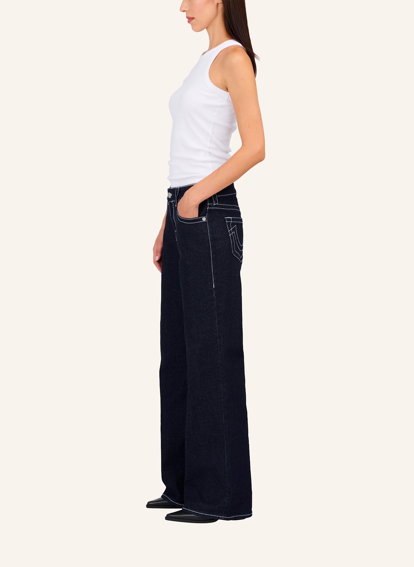 TRUE RELIGION Jeans BAGGY BOBBI: BLAU