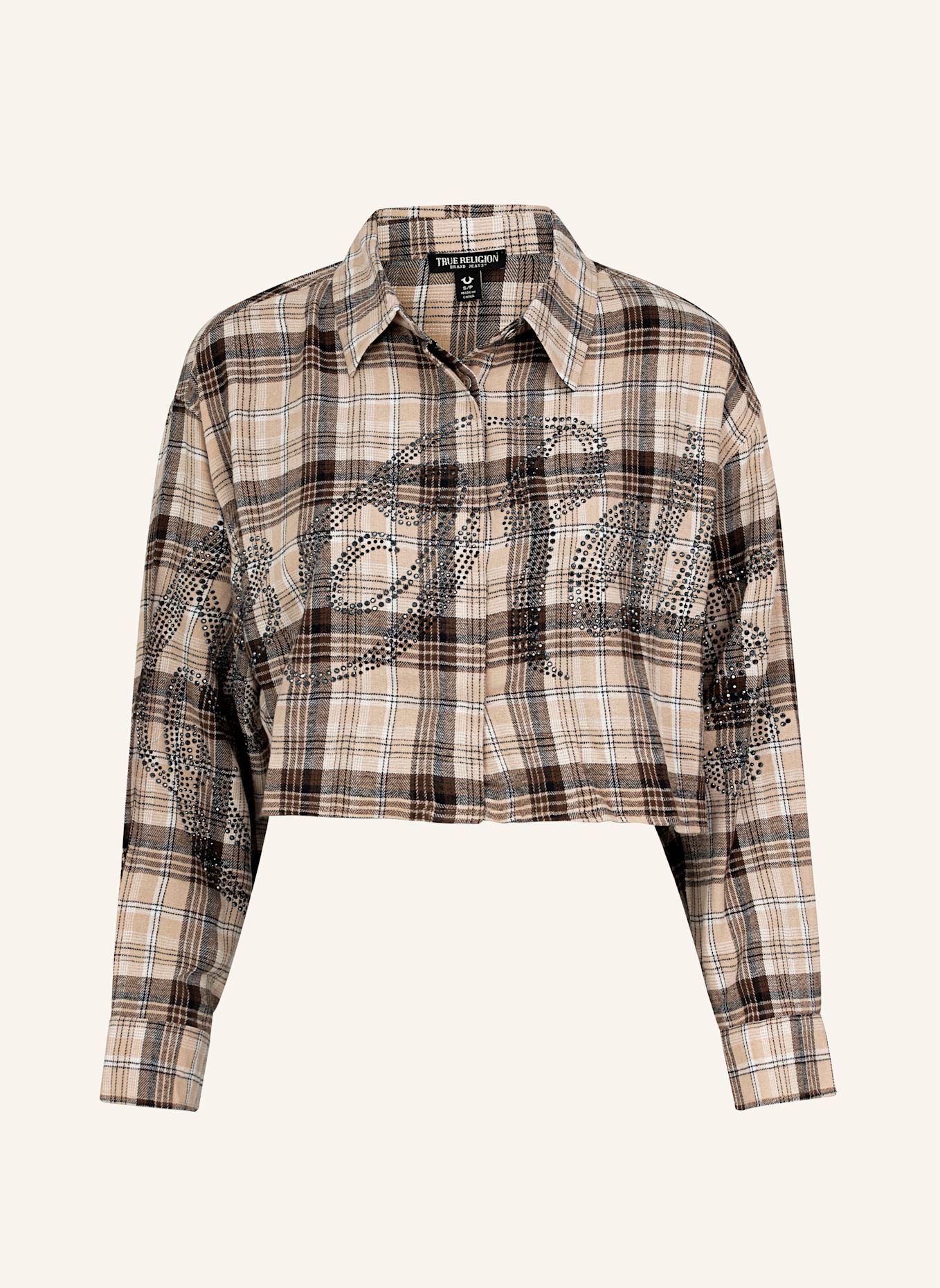 TRUE RELIGION Karohemd: BRAUN