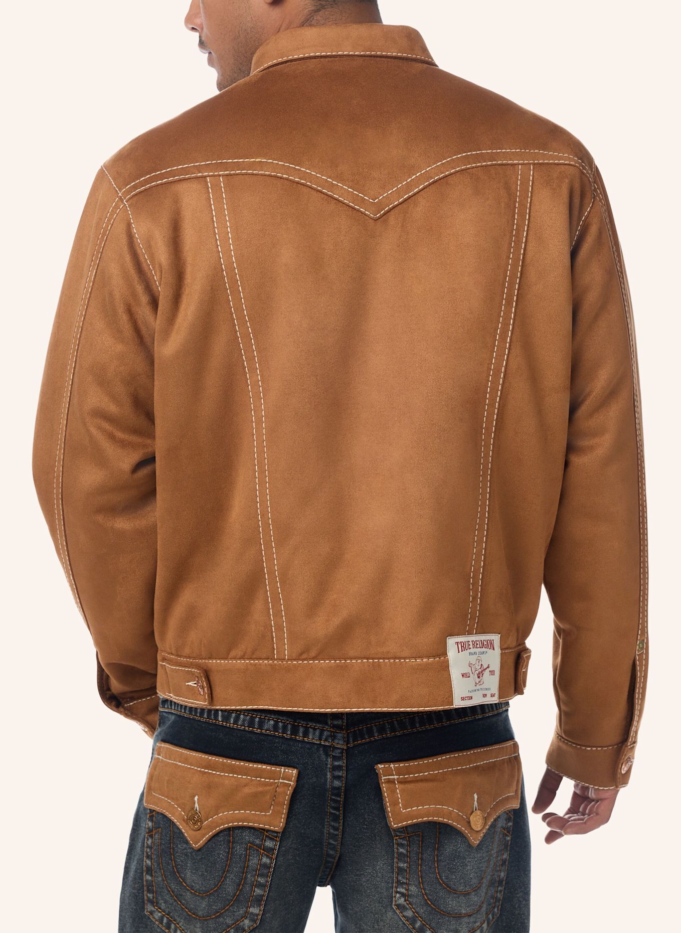 TRUE RELIGION Jacke JIMMY: BRAUN