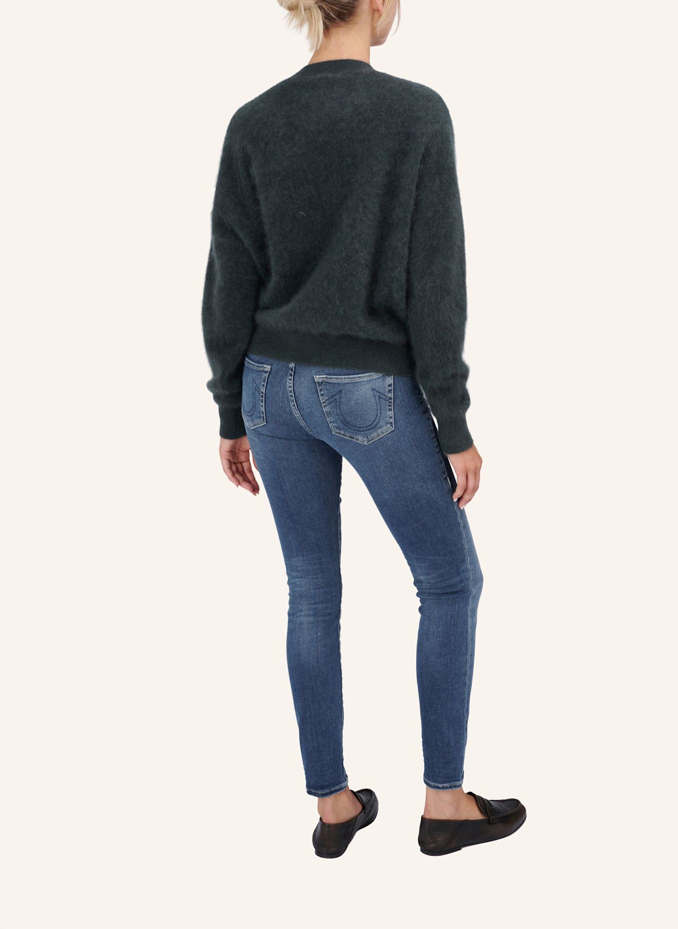 TRUE RELIGION Jeans HALLE: BLAUGRAU / DUNKELBLAU