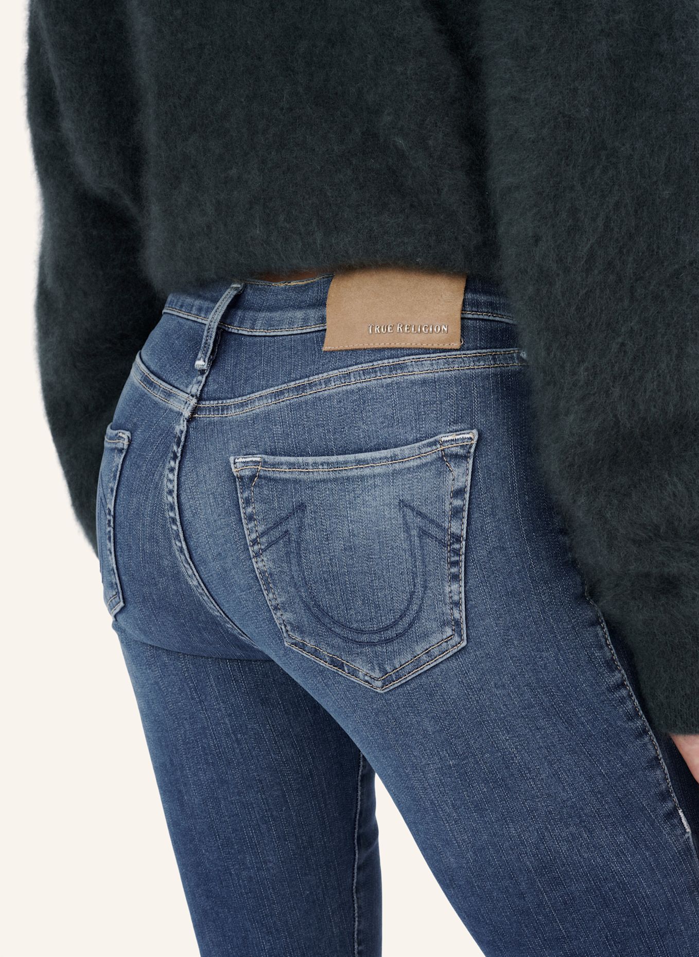 TRUE RELIGION Jeans HALLE: BLAUGRAU / DUNKELBLAU