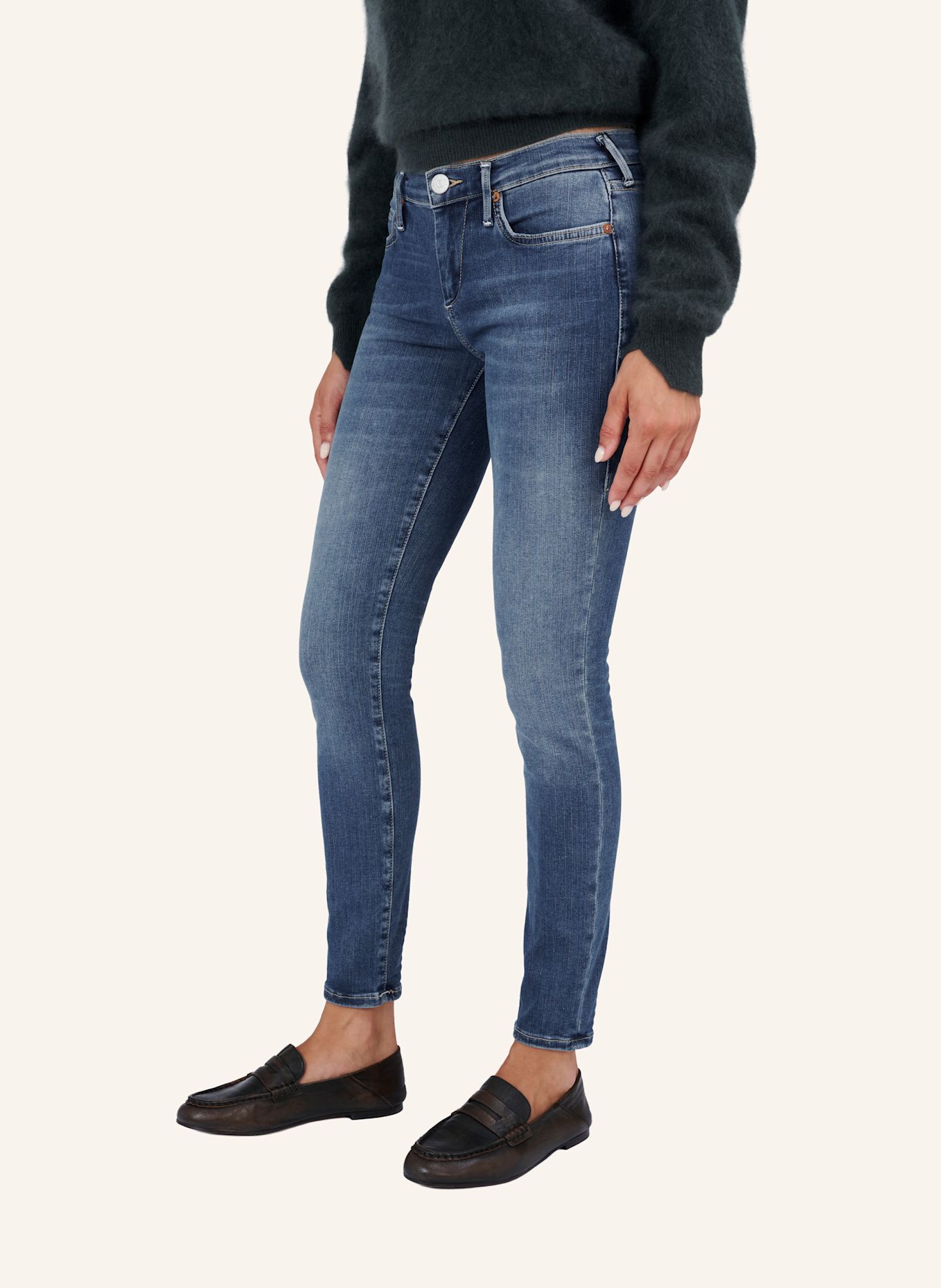 TRUE RELIGION Jeans HALLE: BLAUGRAU / DUNKELBLAU