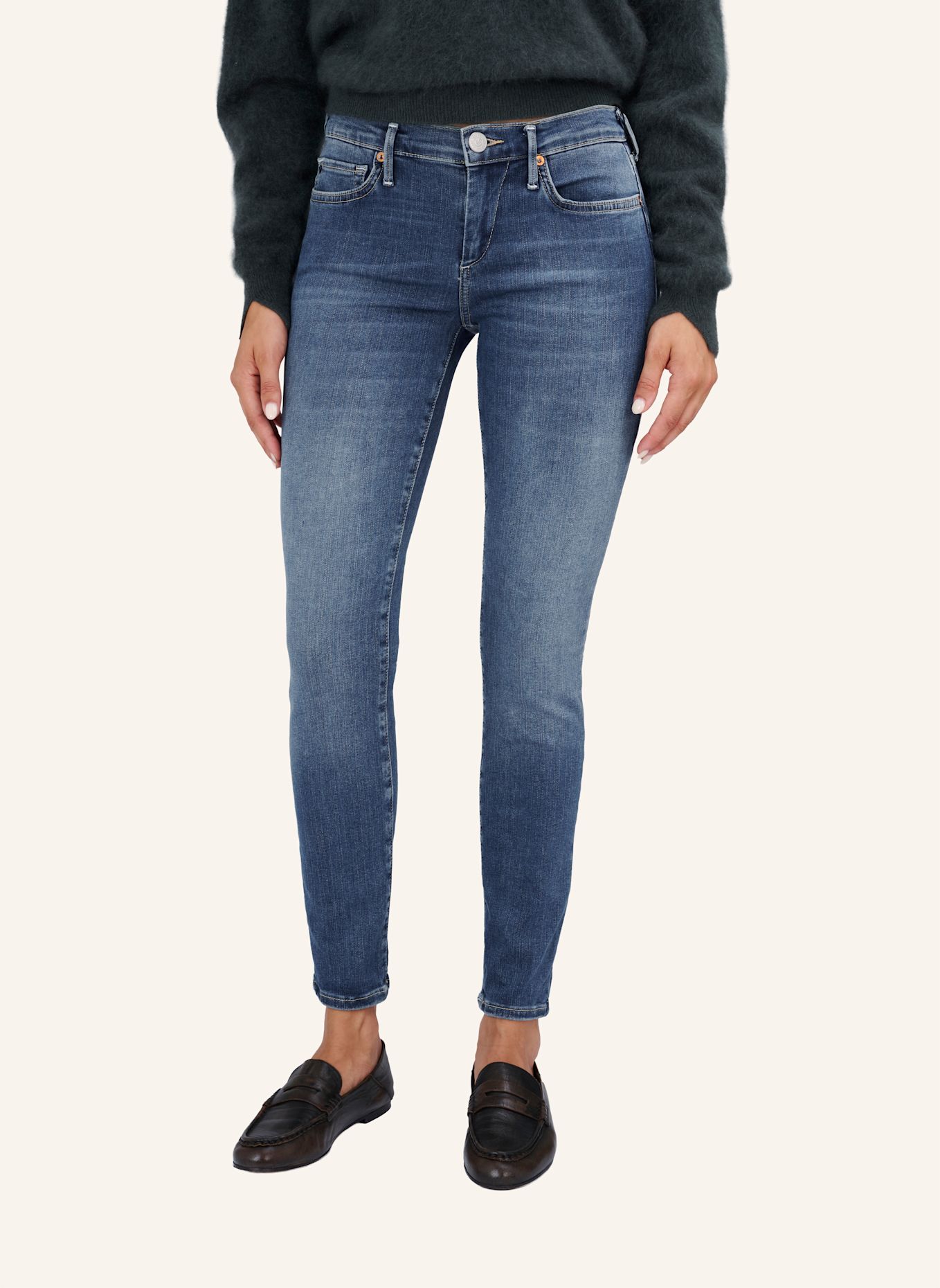 TRUE RELIGION Jeans HALLE: BLAUGRAU / DUNKELBLAU