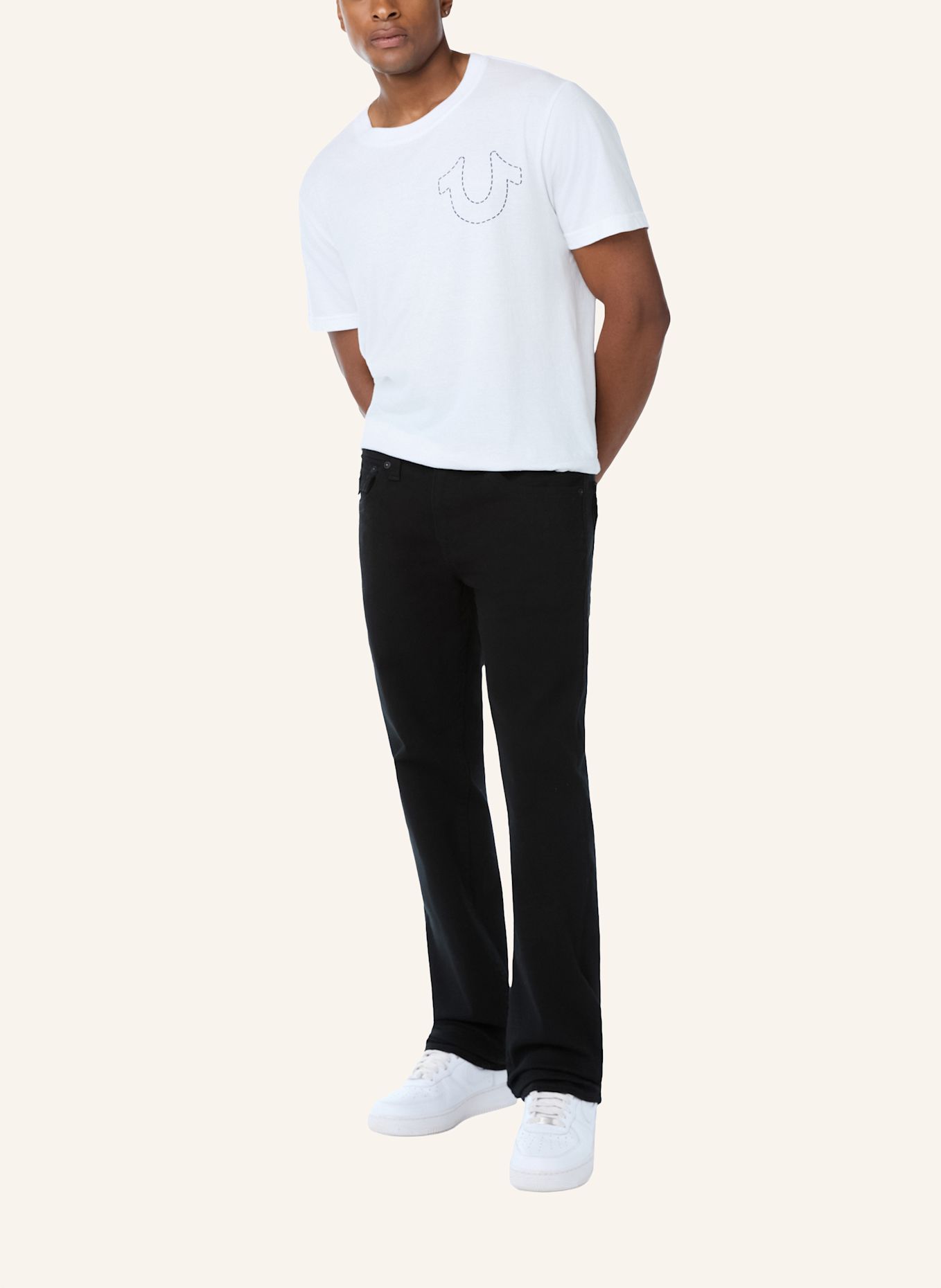 TRUE RELIGION Jeans RICKY STRAIGHT: SCHWARZ