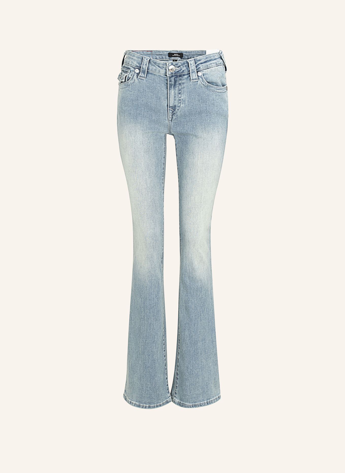 TRUE RELIGION Jeans BECCA: HELLBLAU / HELLGRAU