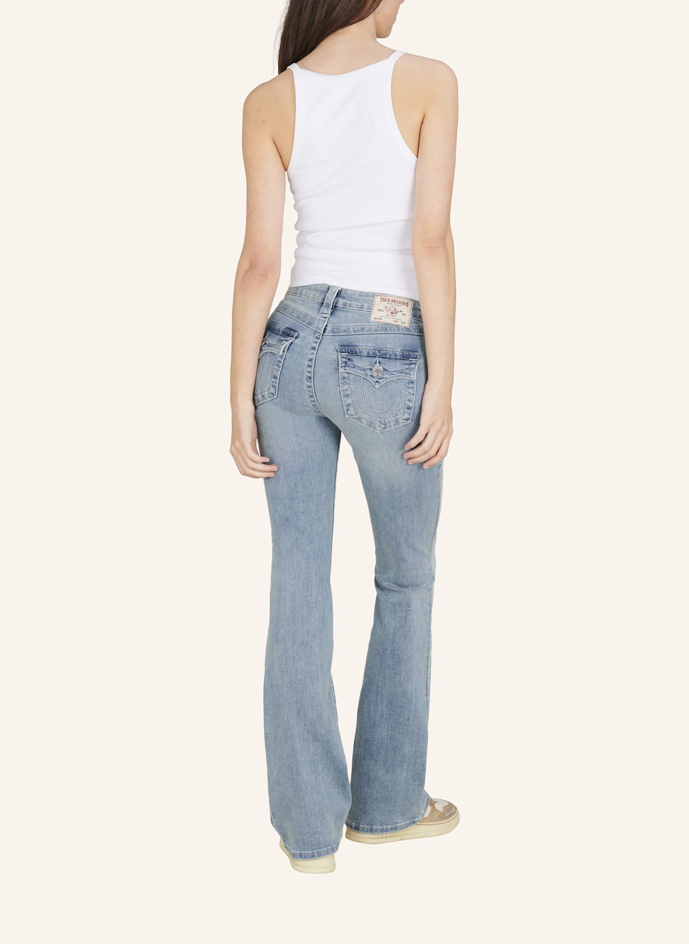 TRUE RELIGION Jeans BECCA: HELLBLAU / HELLGRAU