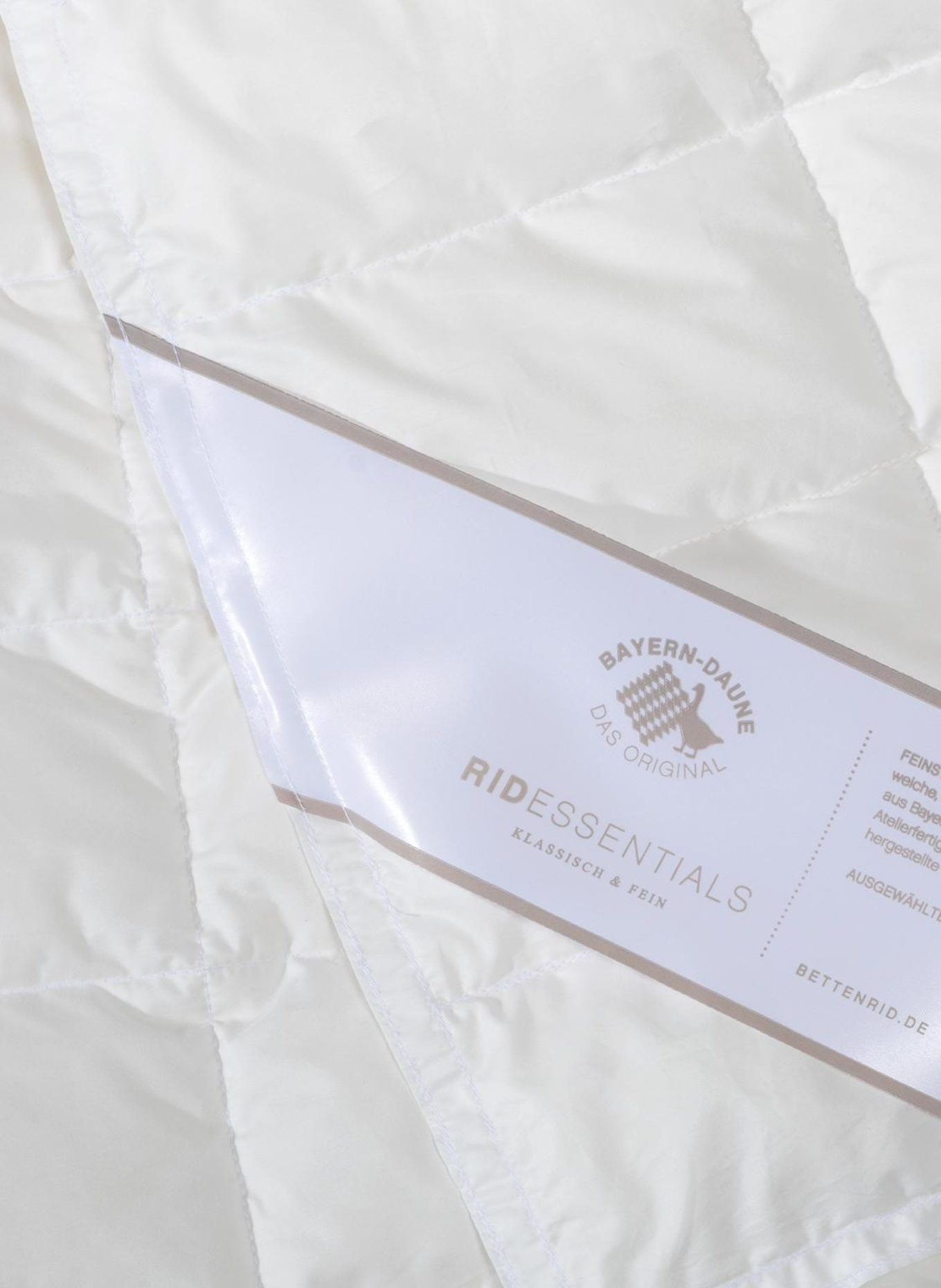 RID ESSENTIALS Sommerdecke BAYERNDAUNE ULTRA LEICHT: WEISS