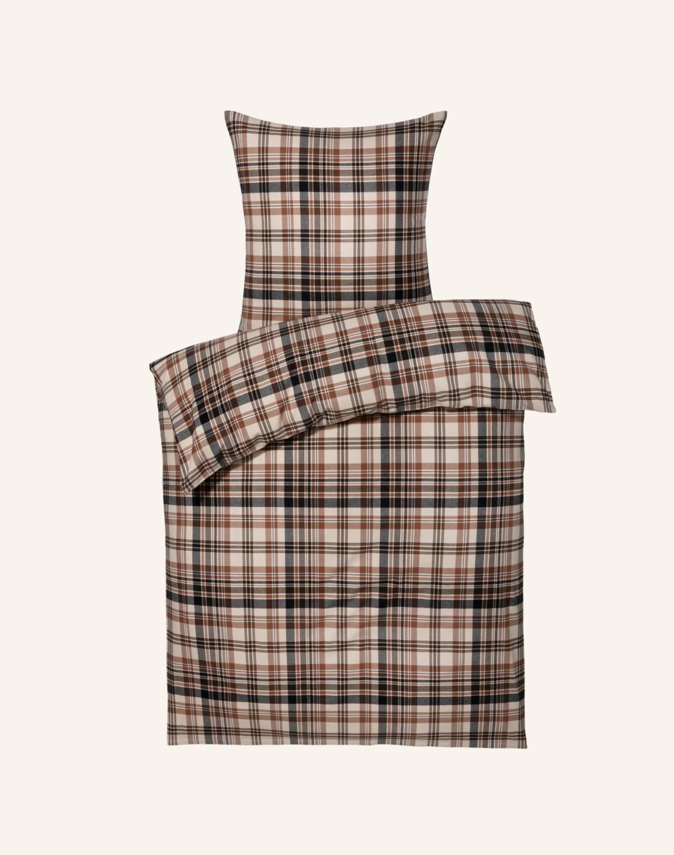 RID ESSENTIALS Bettwäsche COSY: BRAUN