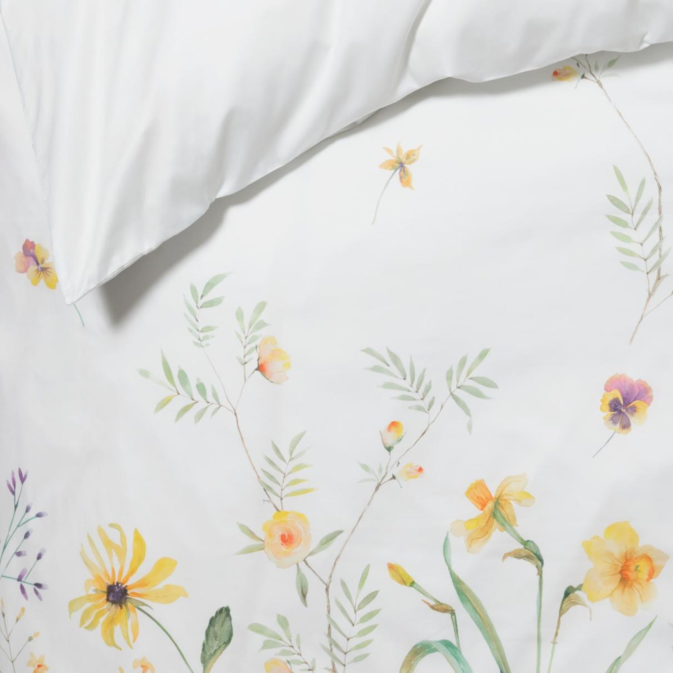 RID SELECTION Bettwäsche-Garnitur NARZISSE: WEISS