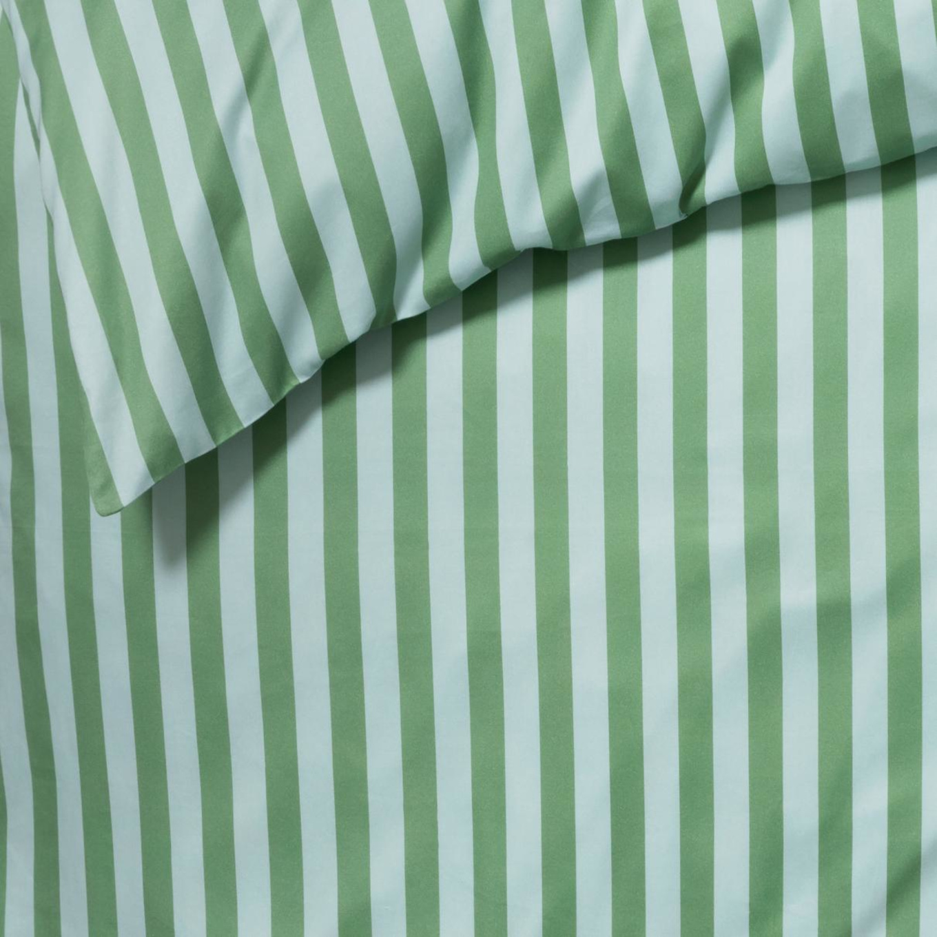 RID ESSENTIALS Bettwäsche-Garnitur TROPIC STRIPE: GRÜN