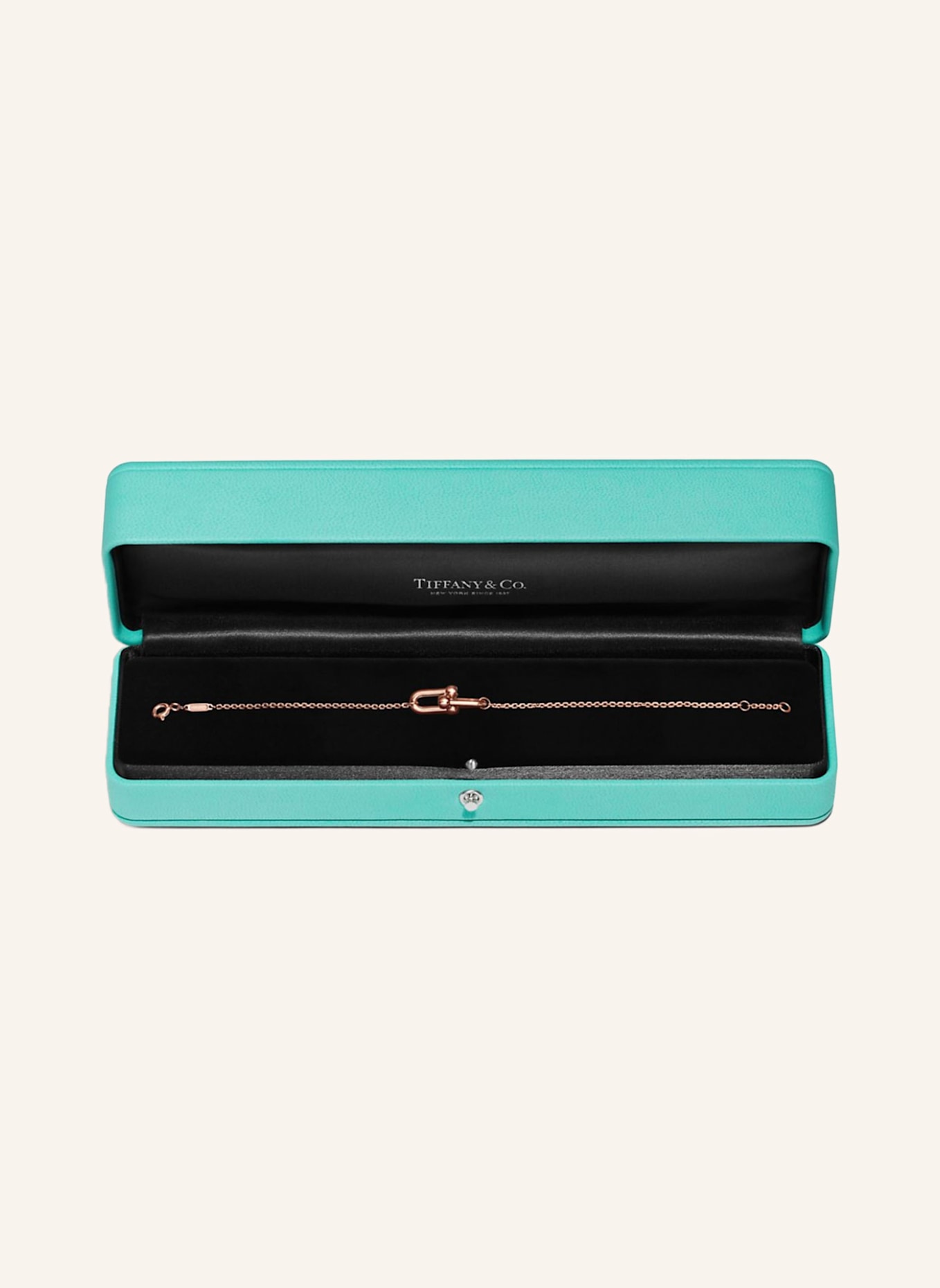 TIFFANY & Co. Bransoletka TIFFANY HARDWEAR z 18-karatowego różowego złota: RÓŻOWOZLOTY