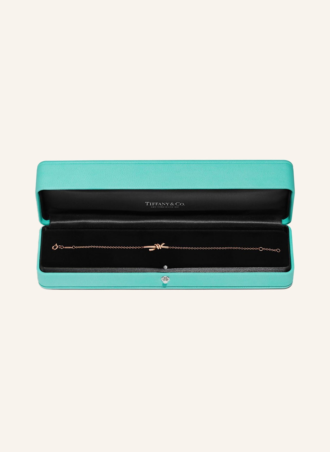 TIFFANY & Co. Bransoletka TIFFANY KNOT z 18-karatowego różowego złota: RÓŻOWOZLOTY
