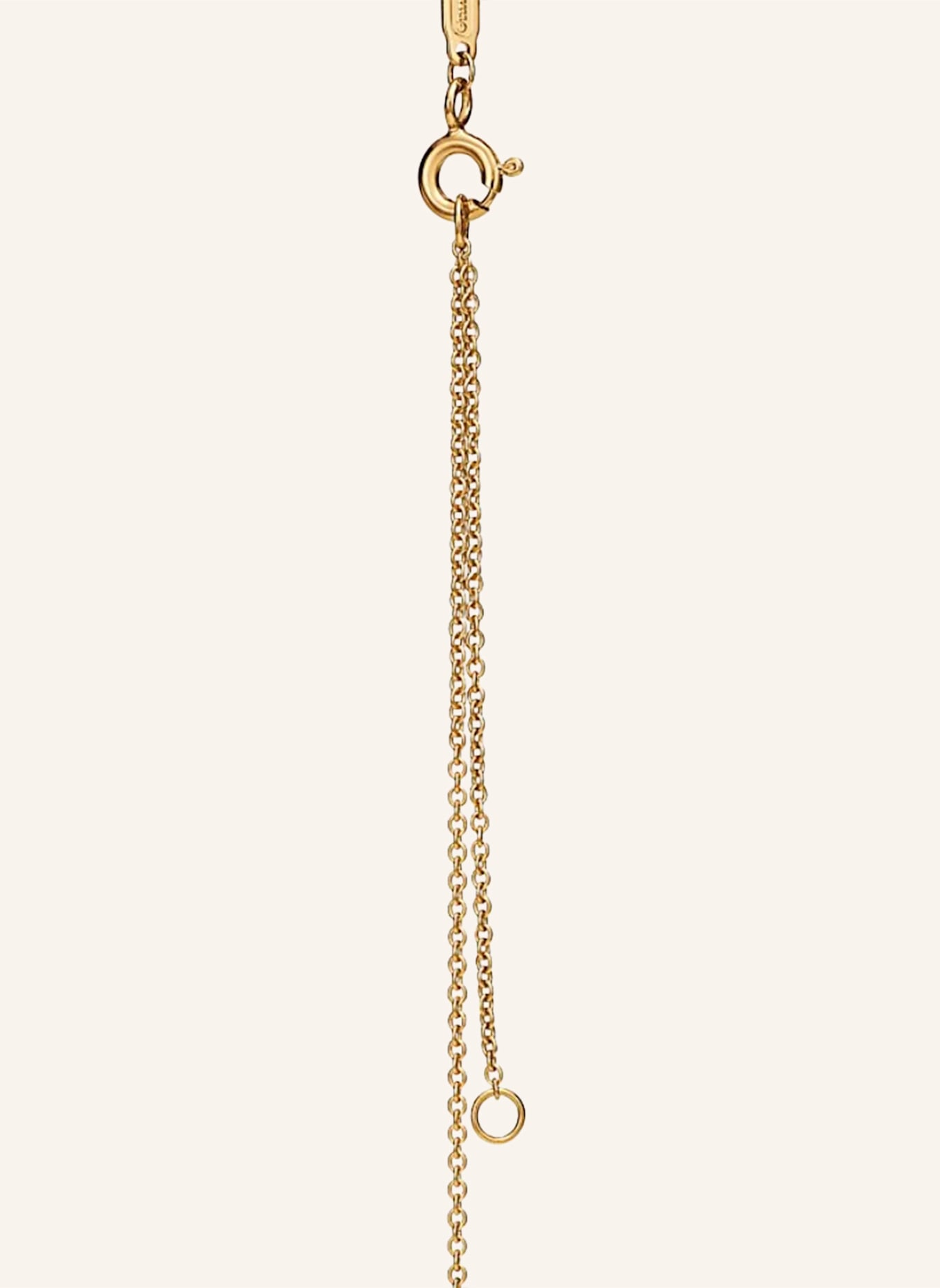 TIFFANY & Co. Halskette TIFFANY KNOT aus 18 Karat Gelbgold mit Diamanten: GOLD