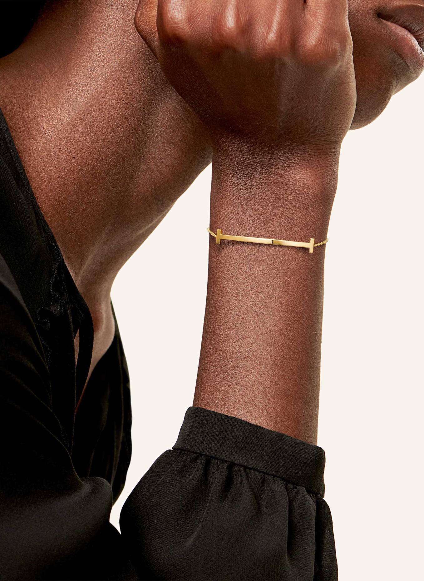 TIFFANY & Co. Bransoletka TIFFANY T z 18-karatowego żółtego złota: ZŁOTY