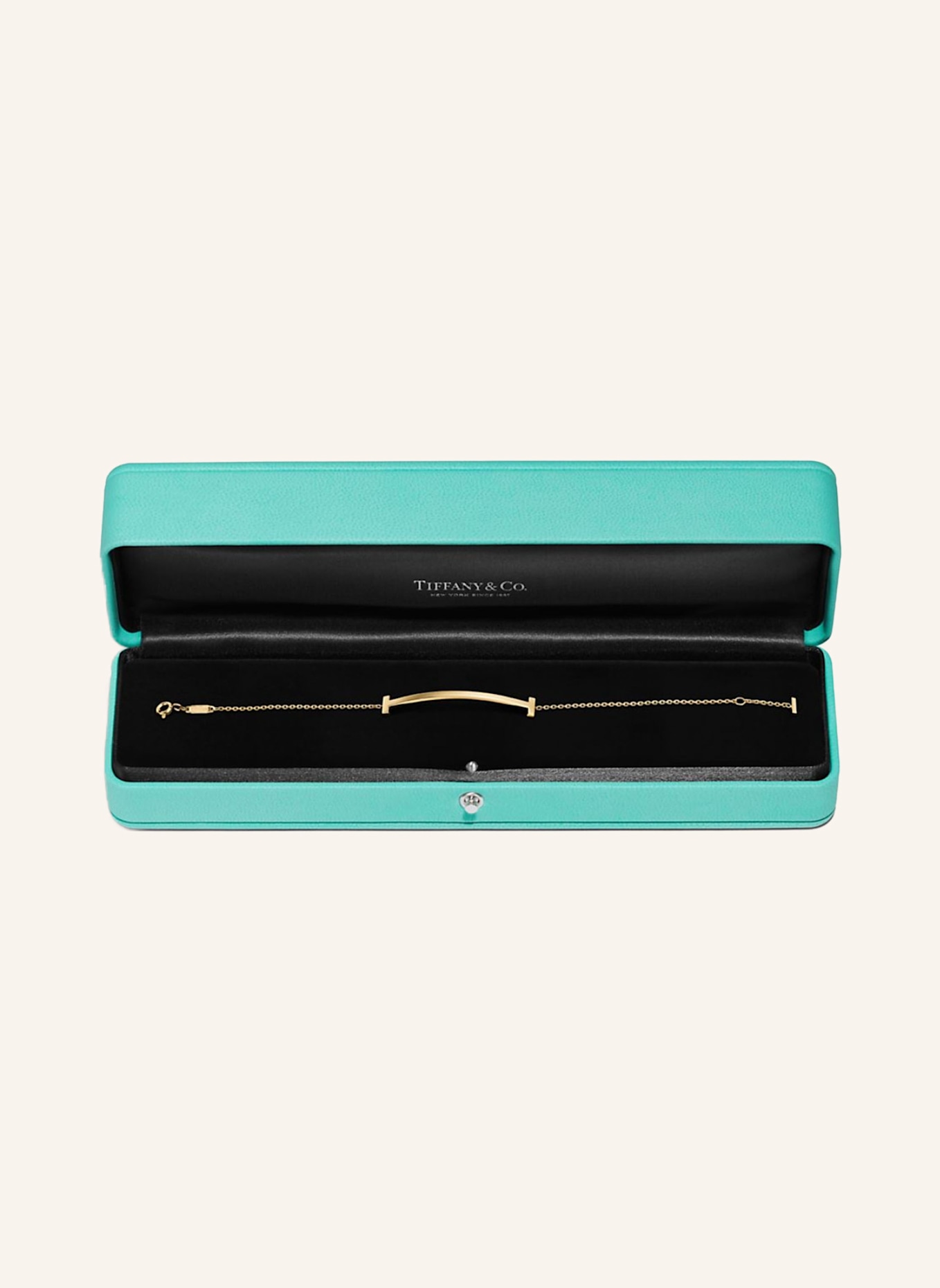 TIFFANY & Co. Bransoletka TIFFANY T z 18-karatowego żółtego złota: ZŁOTY