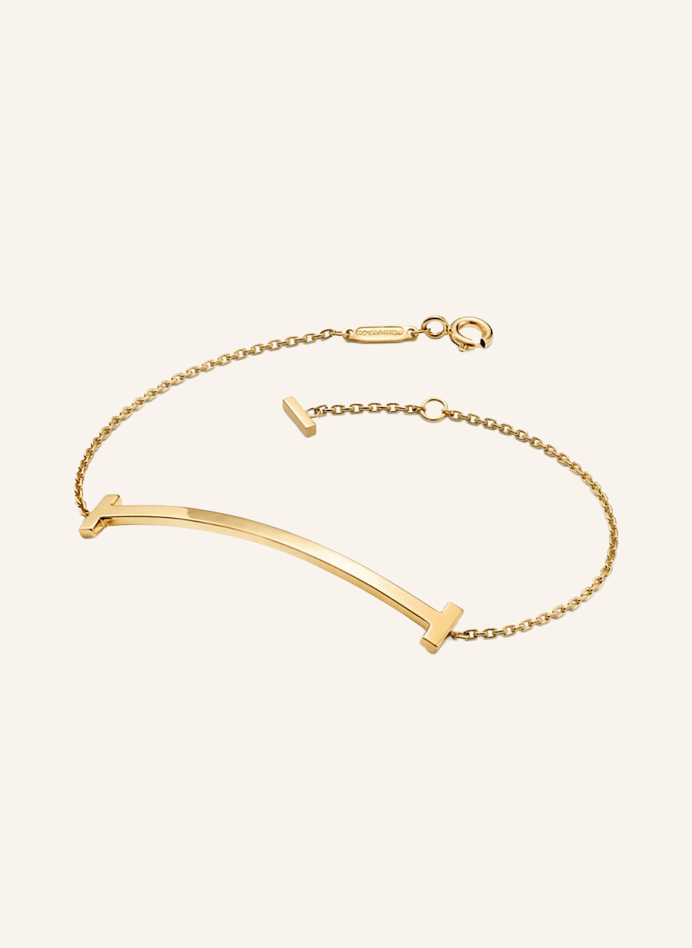 TIFFANY & Co. Bransoletka TIFFANY T z 18-karatowego żółtego złota: ZŁOTY