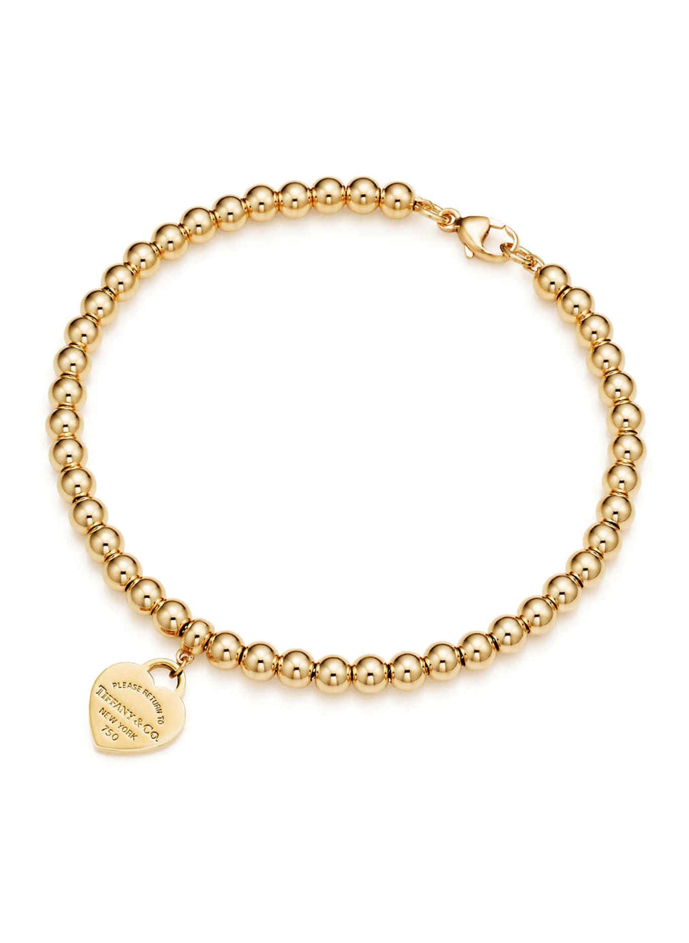 TIFFANY & Co. Wisiorek RETURN TO TIFFANY™ z 18-karatowego żółtego złota z brylantami: ZŁOTY