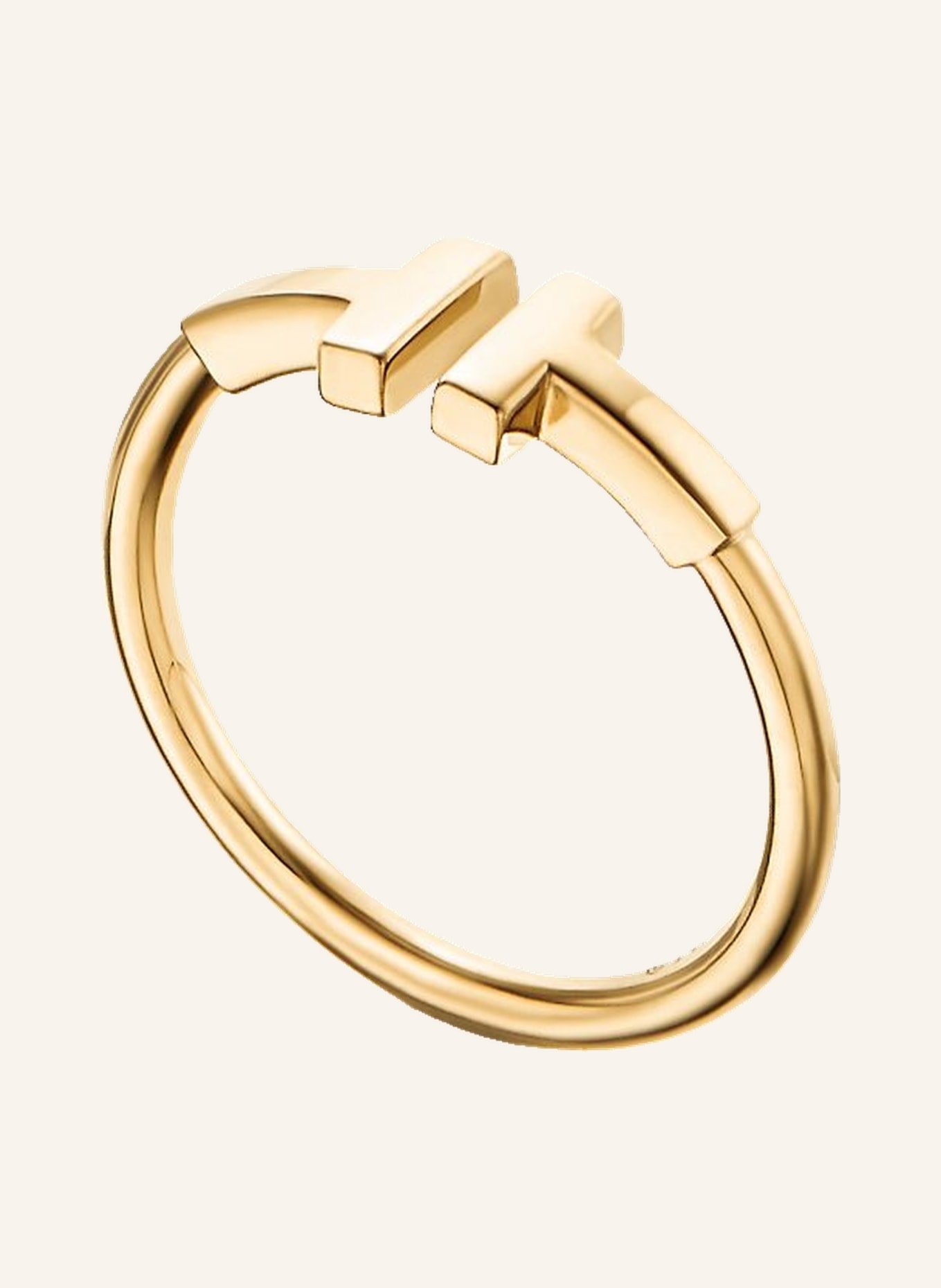 TIFFANY & Co. Ring TIFFANY T WIRE aus 18 Karat Gold, Farbe: GOLD (Bild 2)