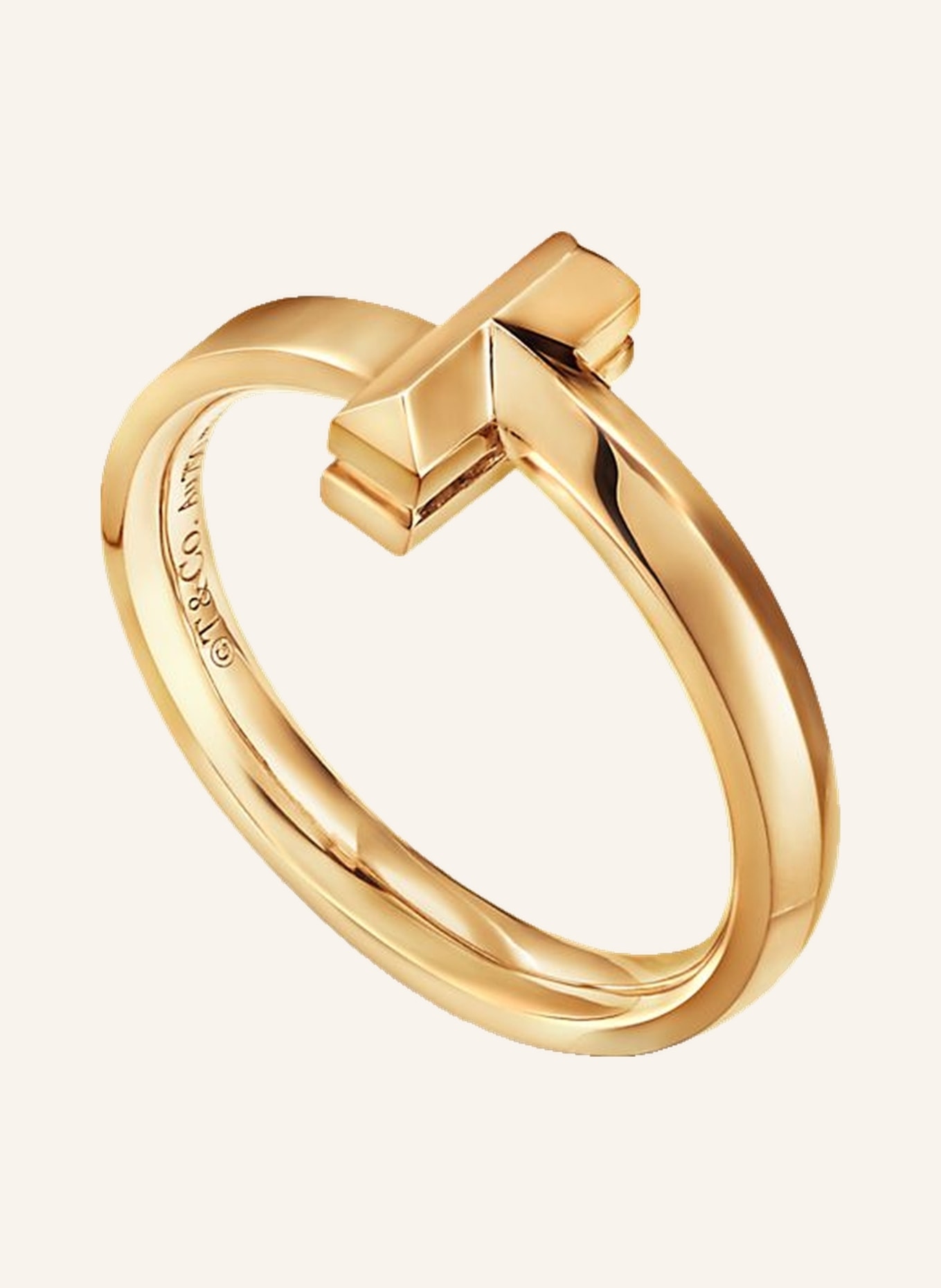 TIFFANY & Co. Ring TIFFANY T T ONE aus 18 Karat Gold, Farbe: GOLD (Bild 3)