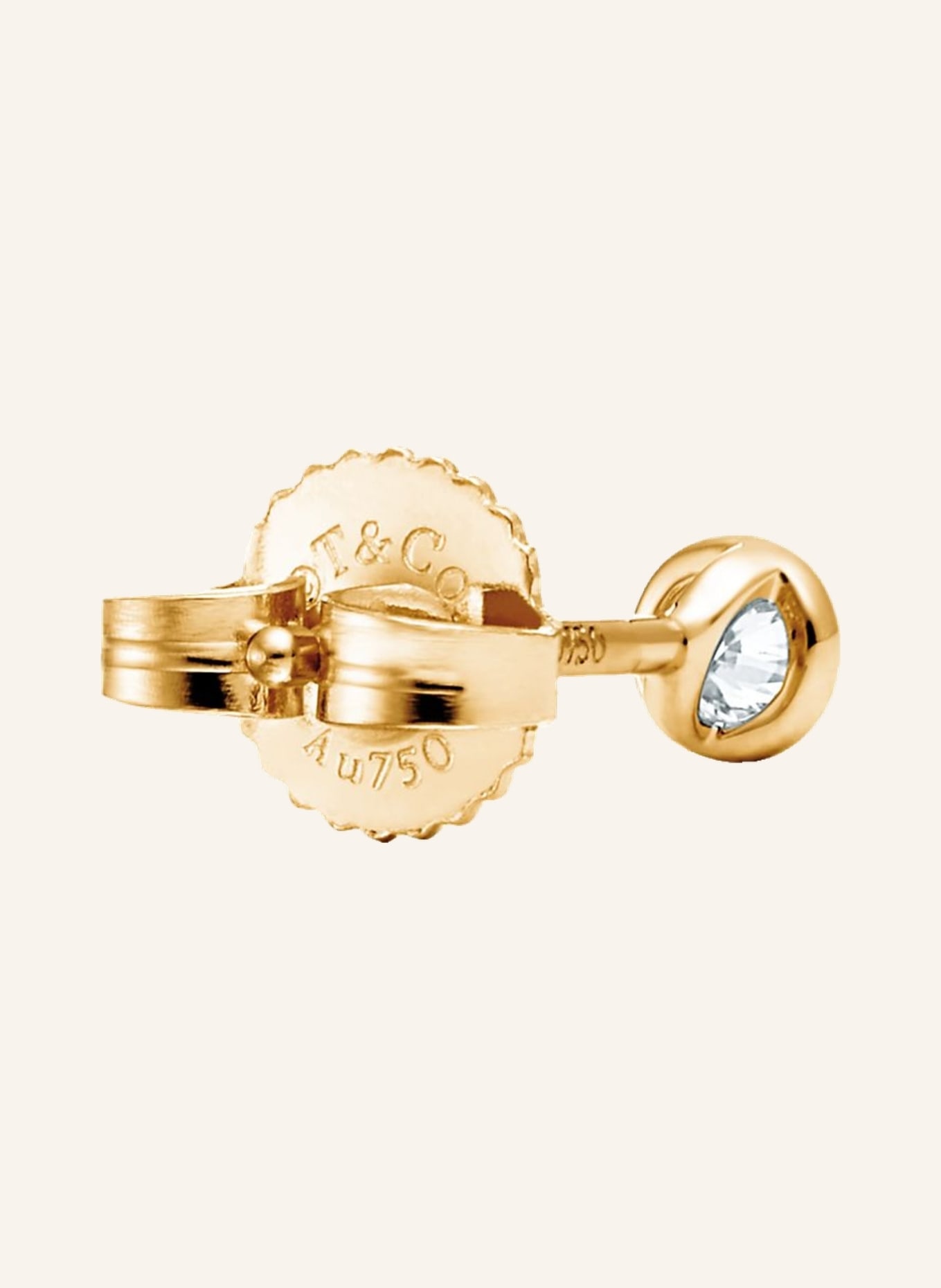 TIFFANY & Co. Ohrringe ELSA PERETTI® DIAMONDS BY THE YARD® aus 18 Karat Gold, Farbe: GOLD (Bild 3)