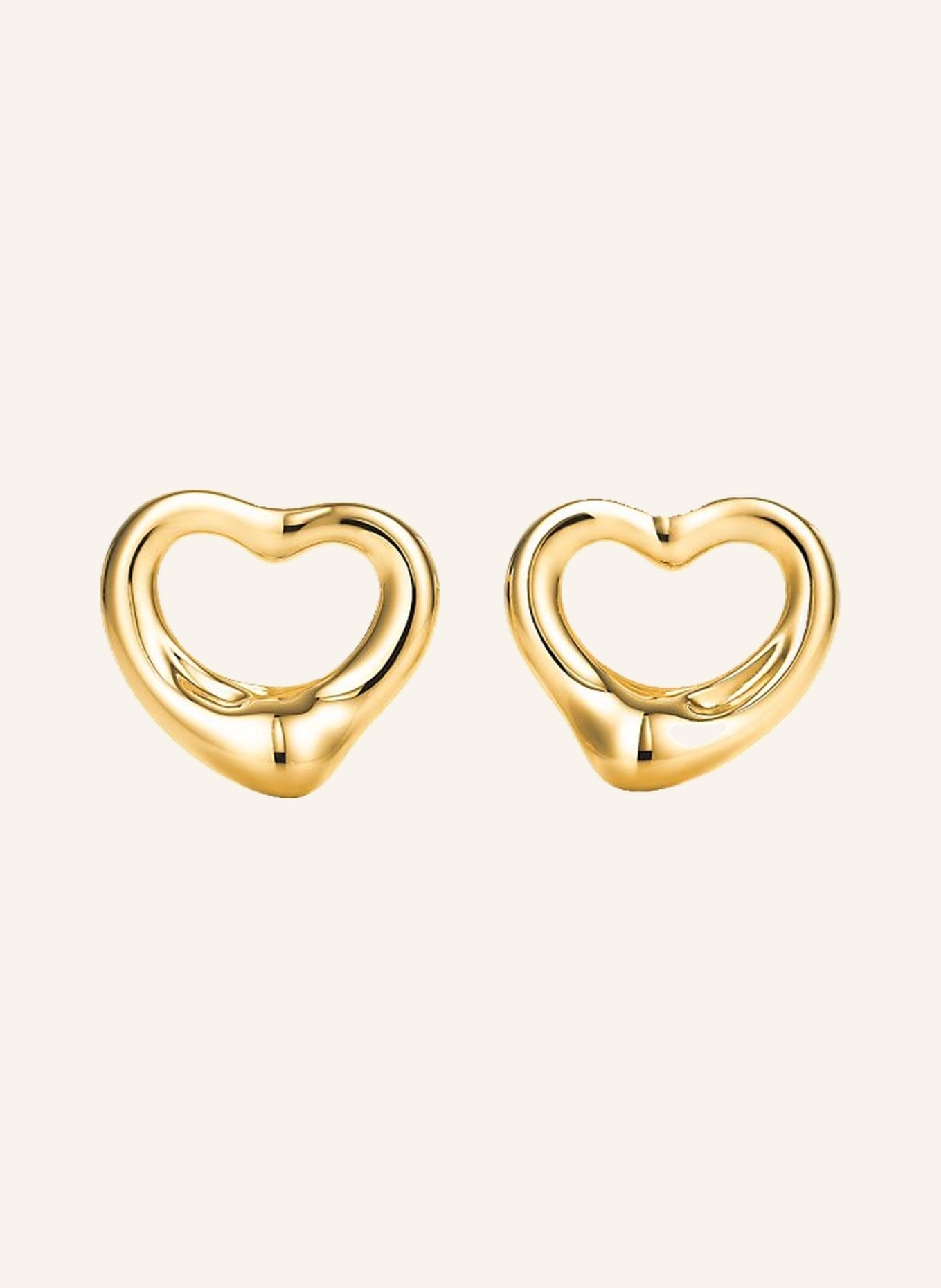TIFFANY & Co. Ohrringe ELSA PERETTI® OPEN HEART aus 18 Karat Gold, Farbe: GOLD (Bild 1)