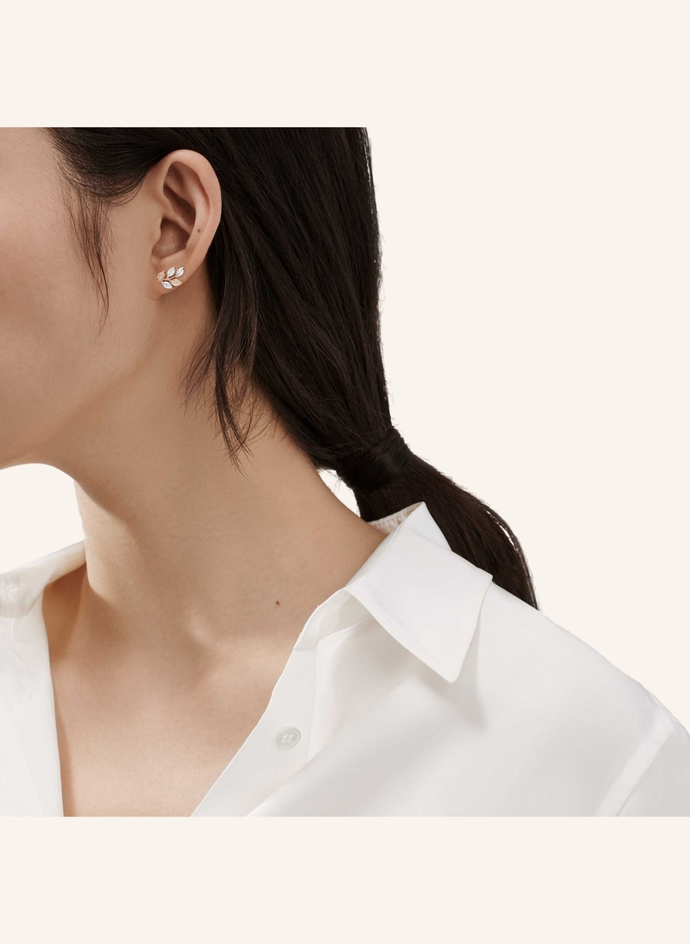 TIFFANY & Co. Tiffany Victoria® OHRRINGE aus 18 Karat Roségold: ROSÉGOLD