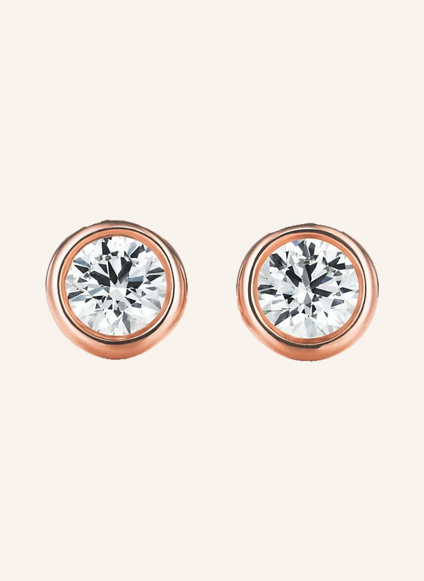 TIFFANY & Co. Ohrringe ELSA PERETTI® DIAMONDS BY THE YARD® aus 18 Karat Roségold, Farbe: ROSÉGOLD (Bild 1)